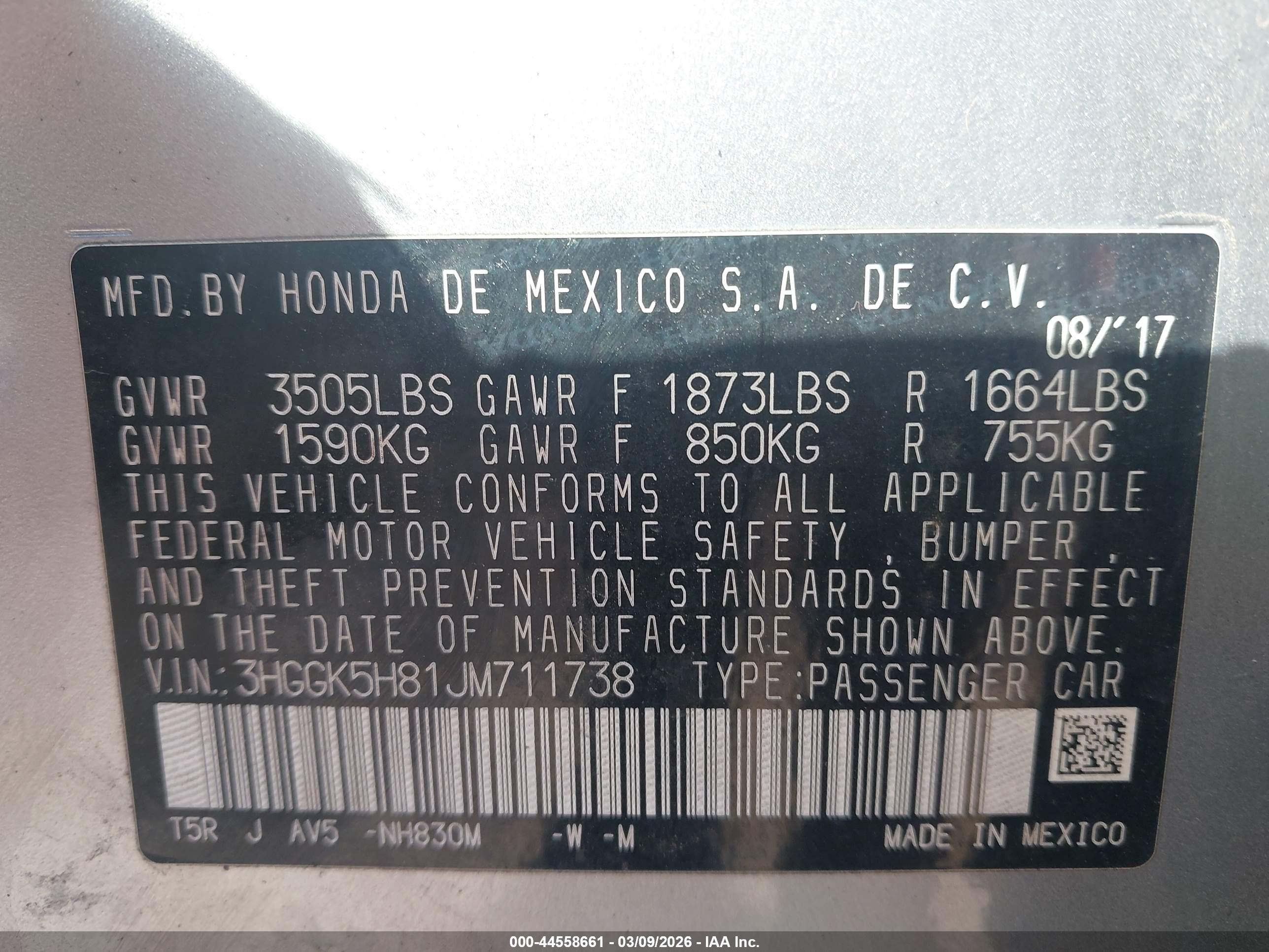 HONDA FIT image 9