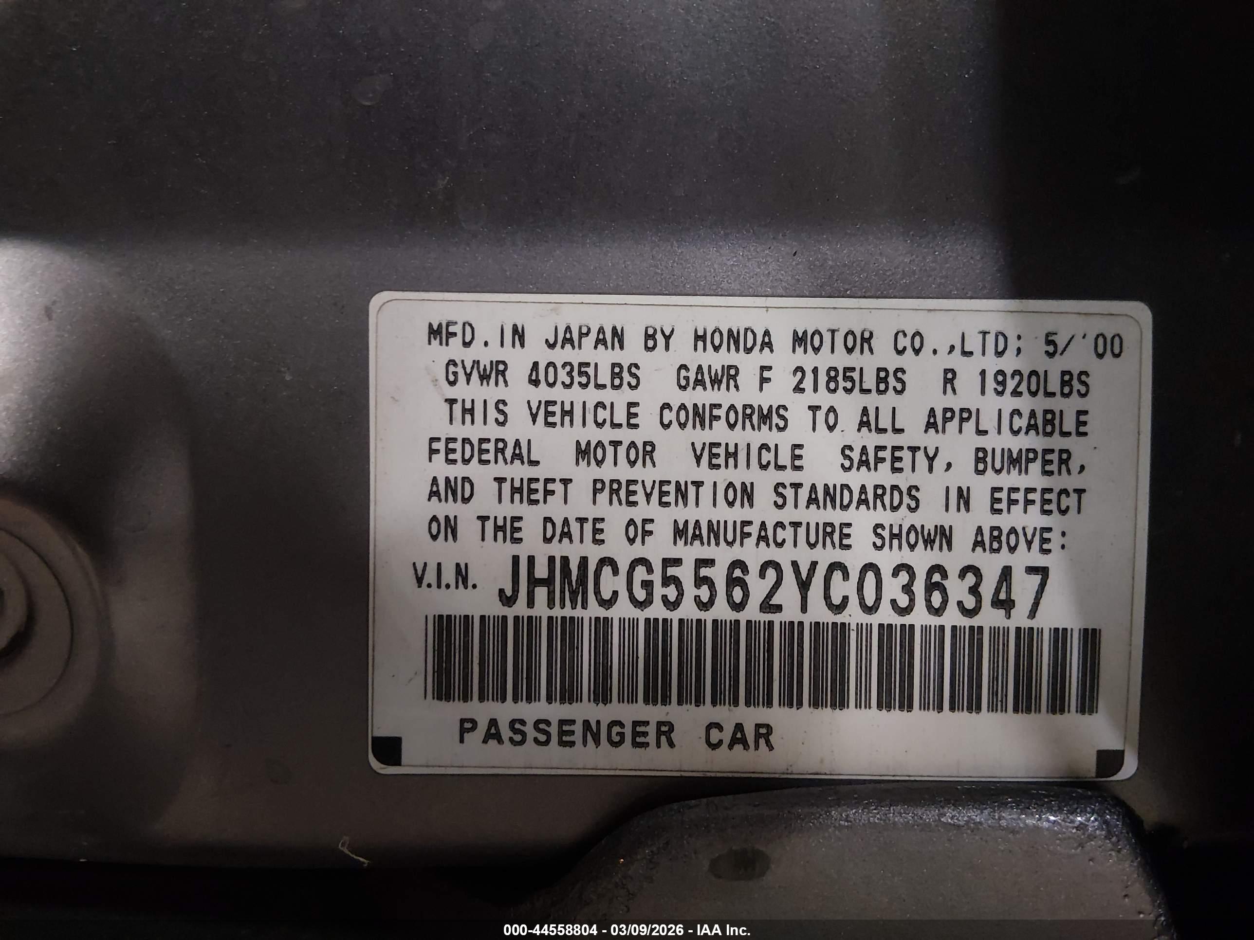 HONDA ACCORD image 9