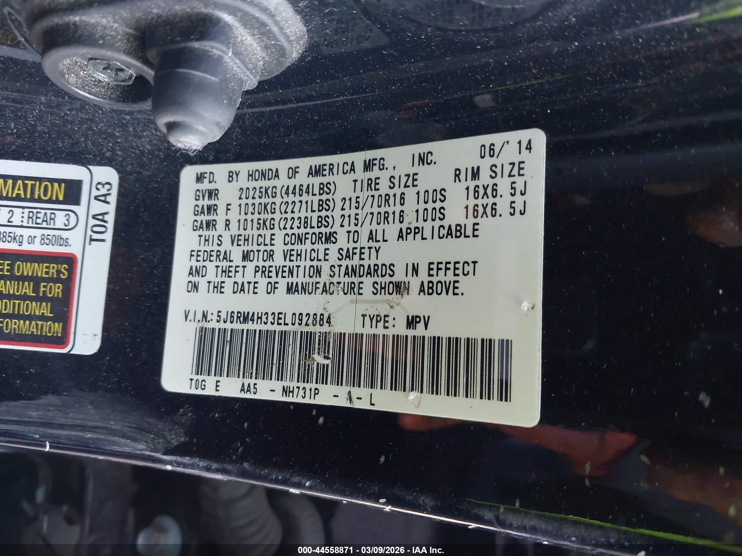 HONDA CR-V image 9