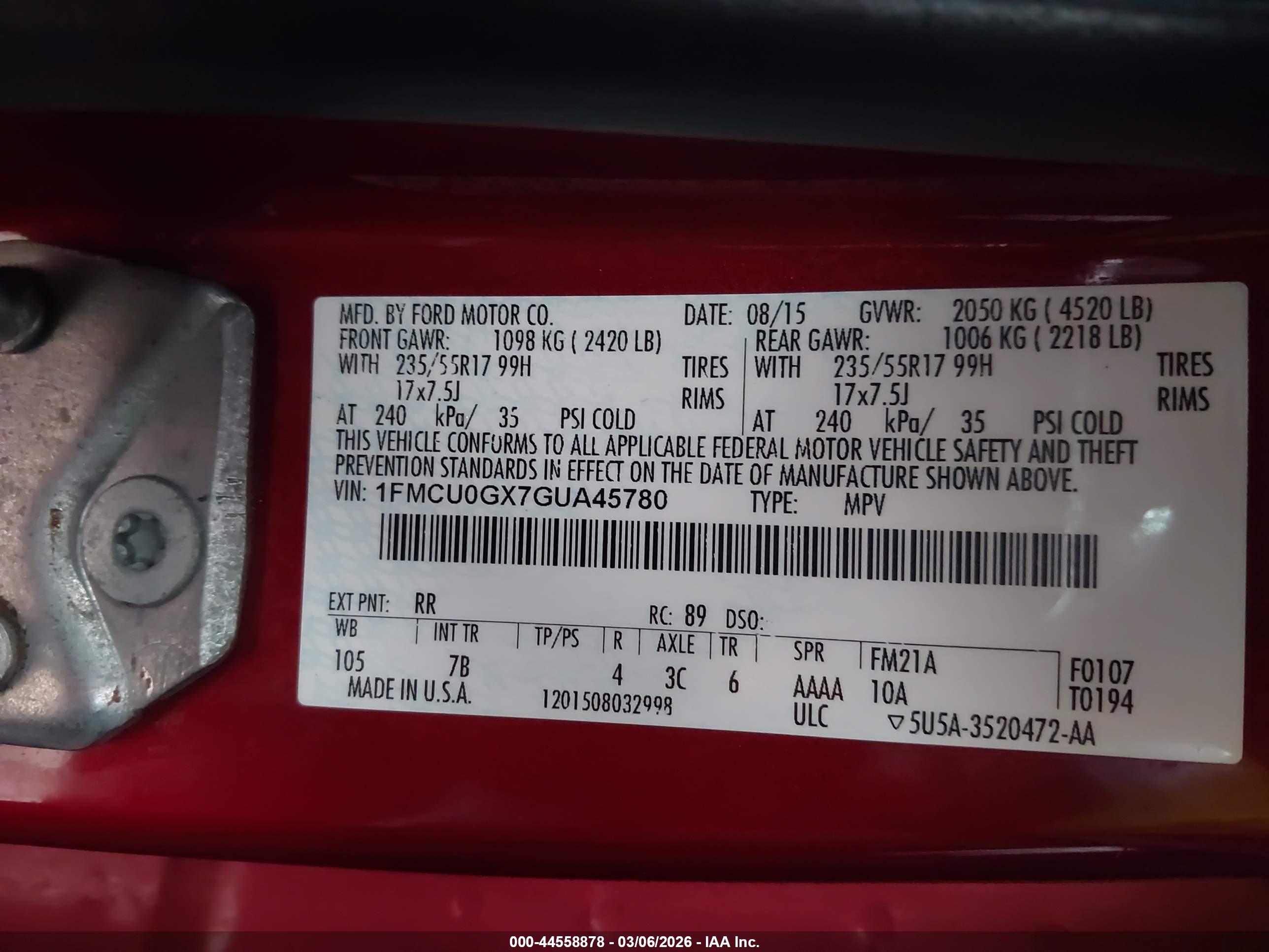FORD ESCAPE image 9