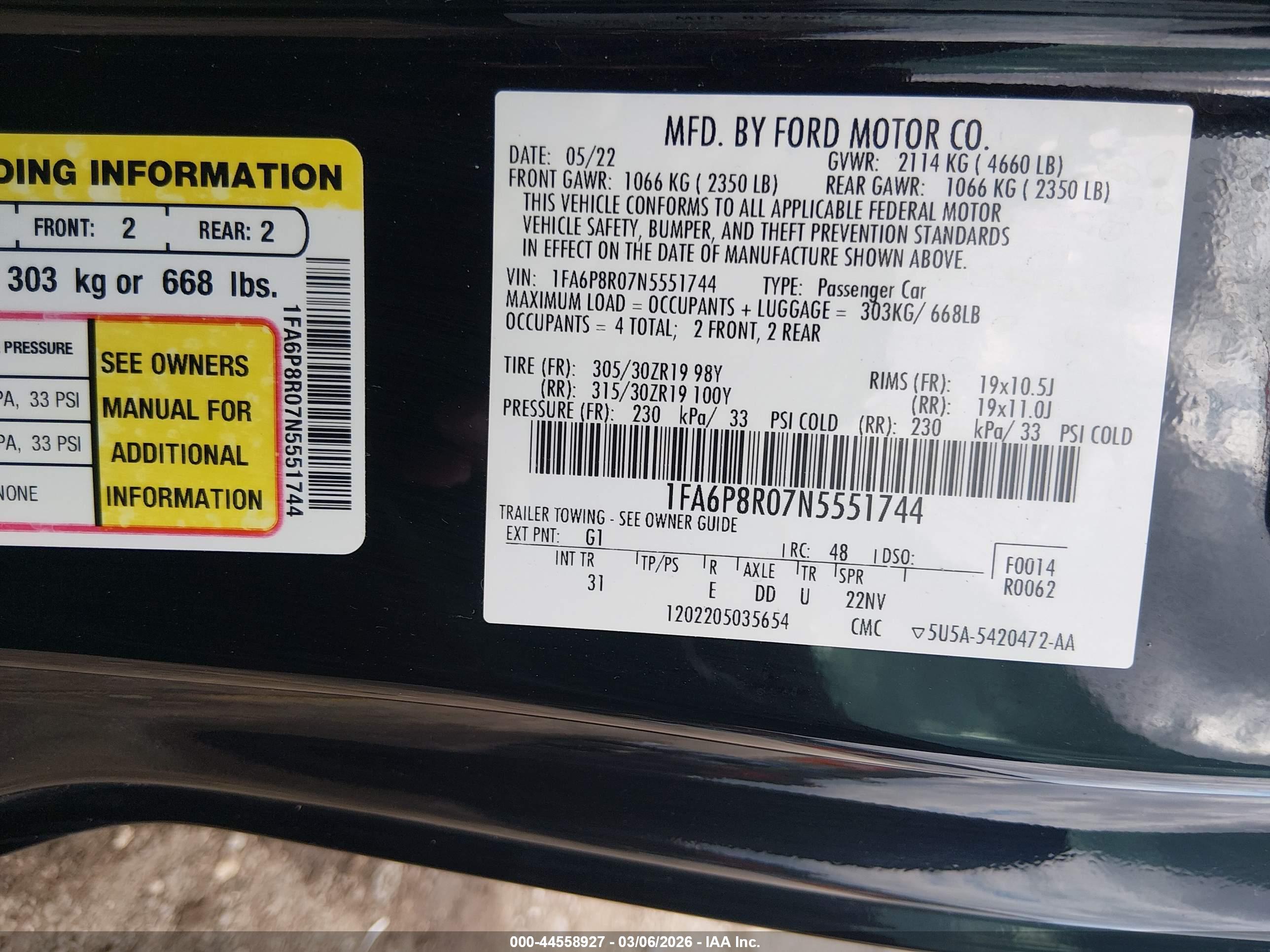 FORD MUSTANG image 9