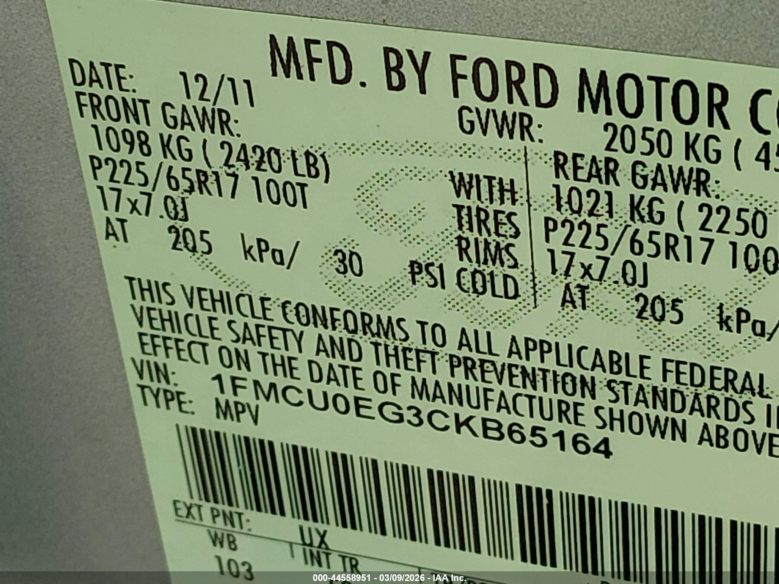 FORD ESCAPE image 9