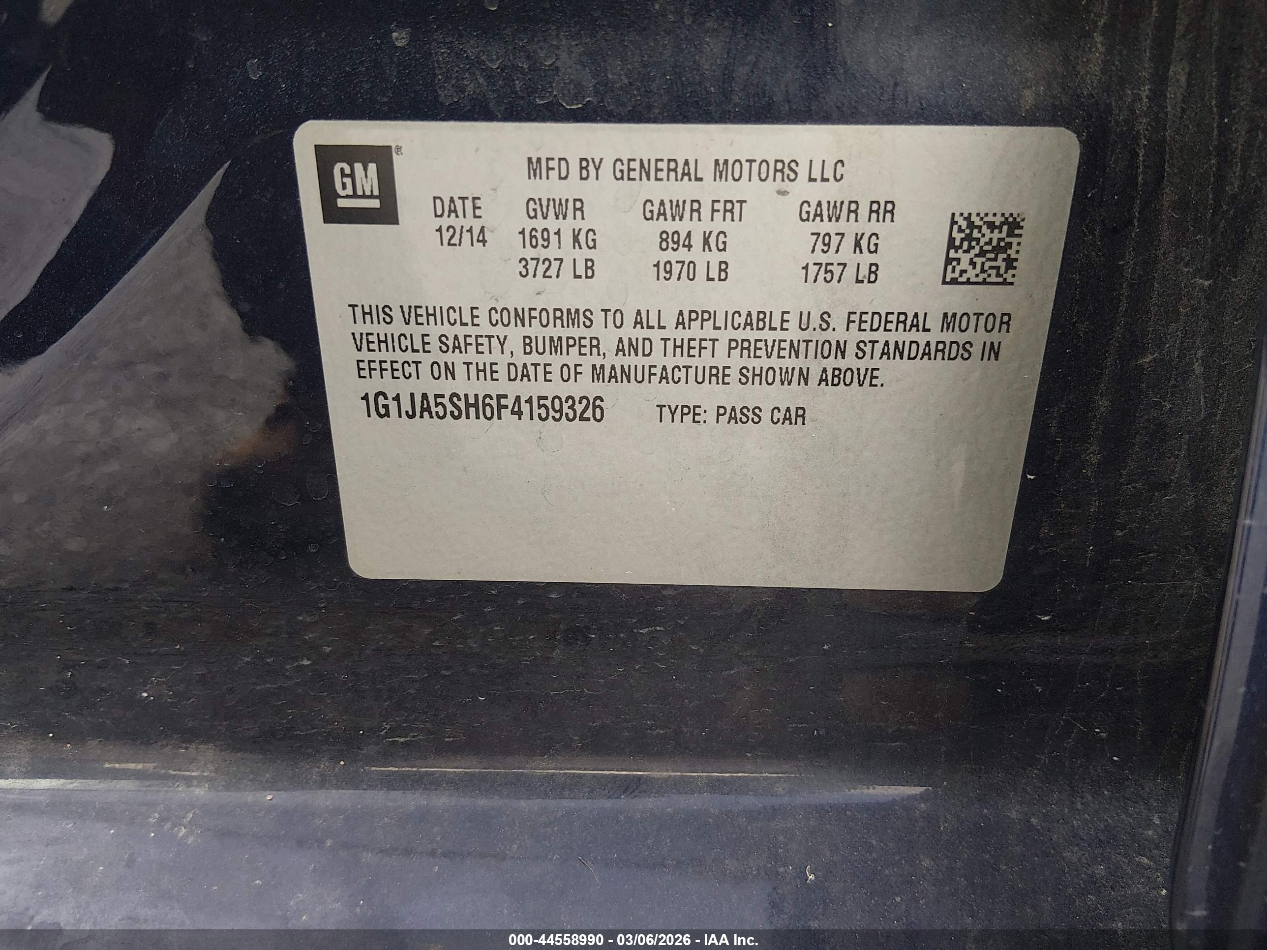 CHEVROLET SONIC image 9