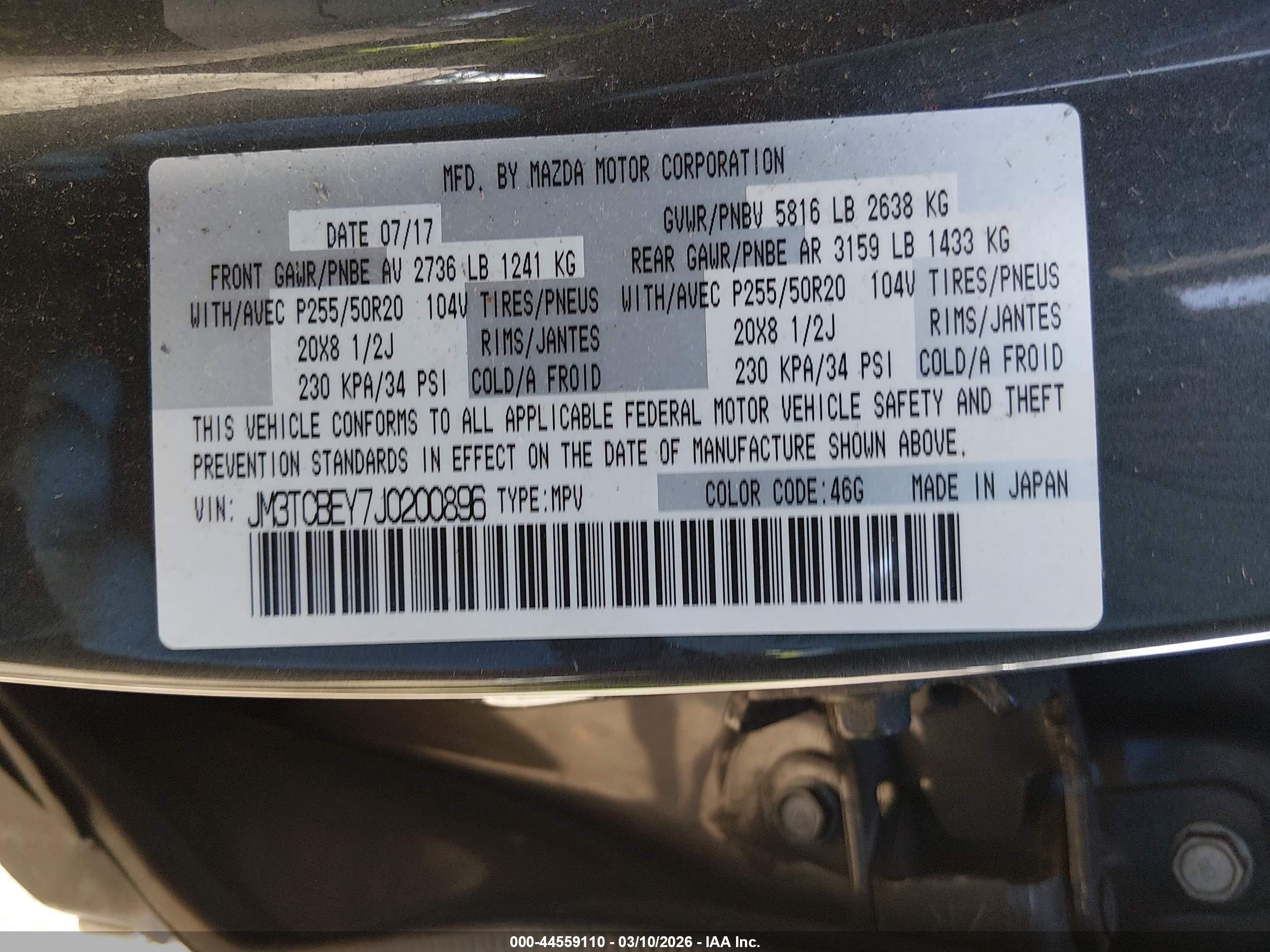 MAZDA CX-9 image 9