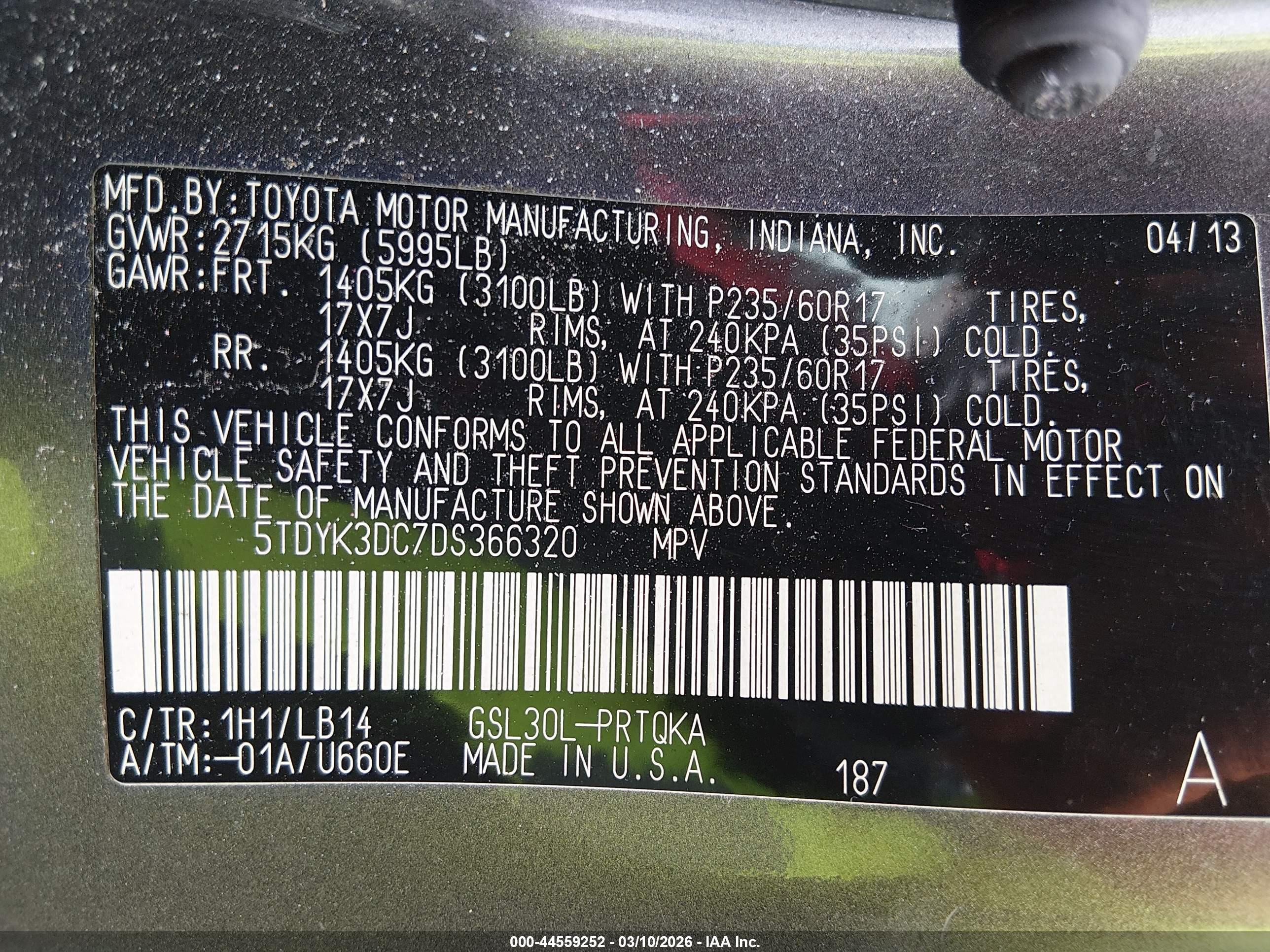 TOYOTA SIENNA image 9
