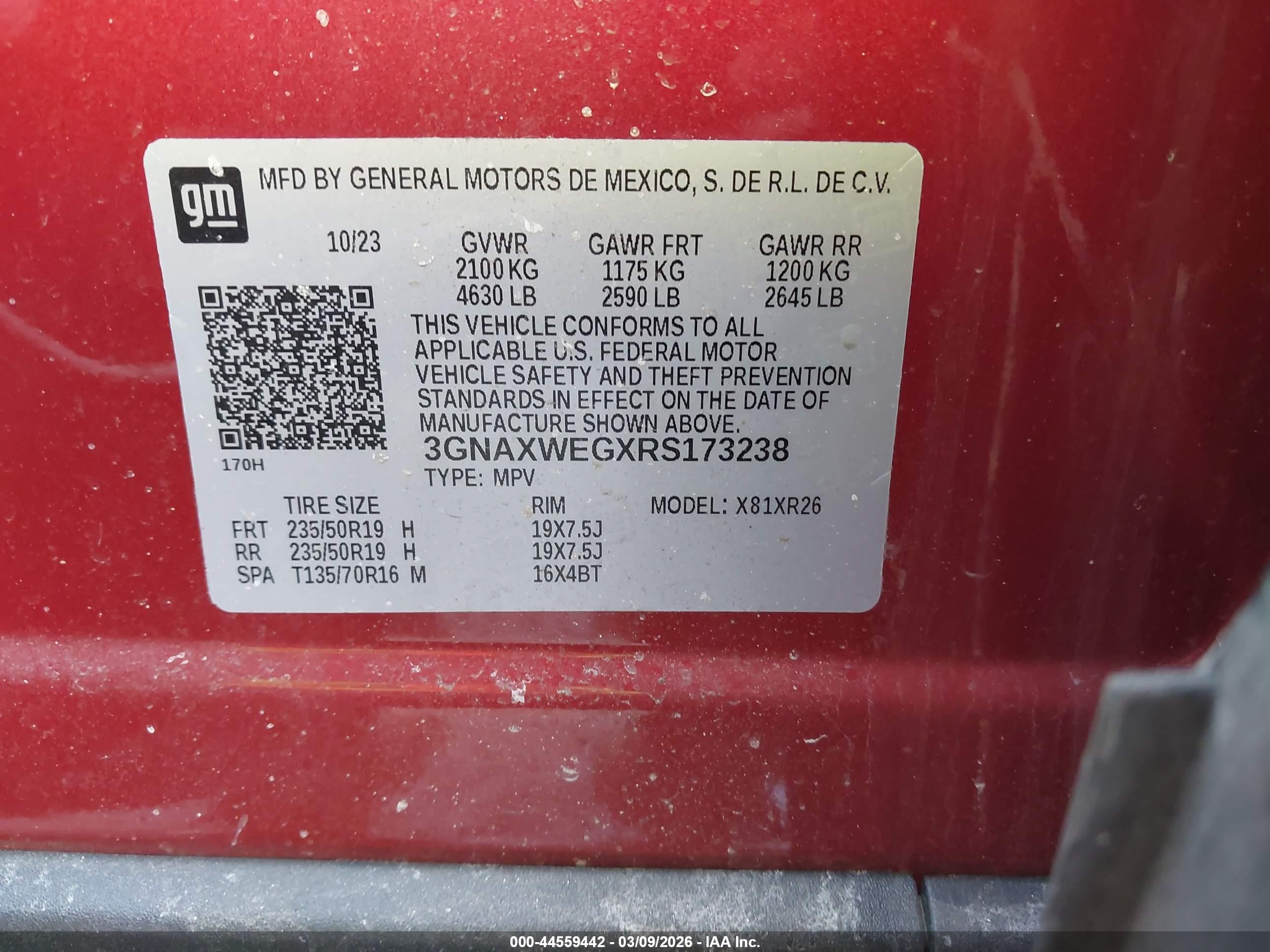 CHEVROLET EQUINOX image 9