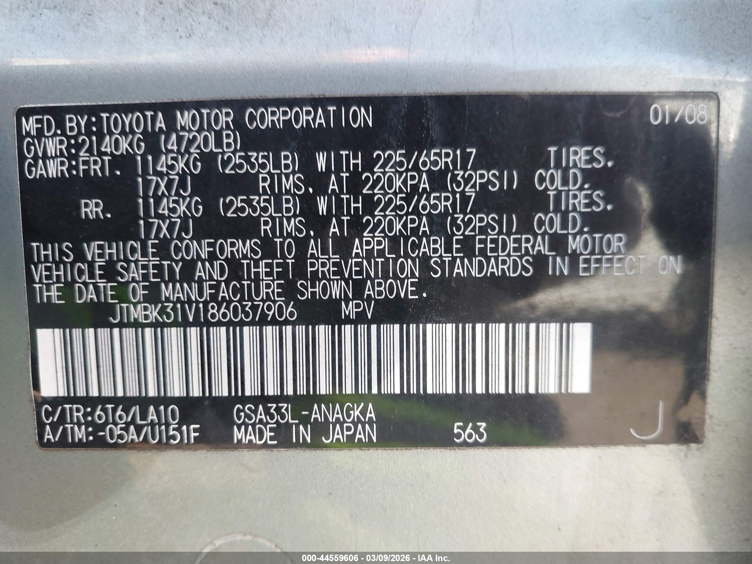 TOYOTA RAV4 image 9