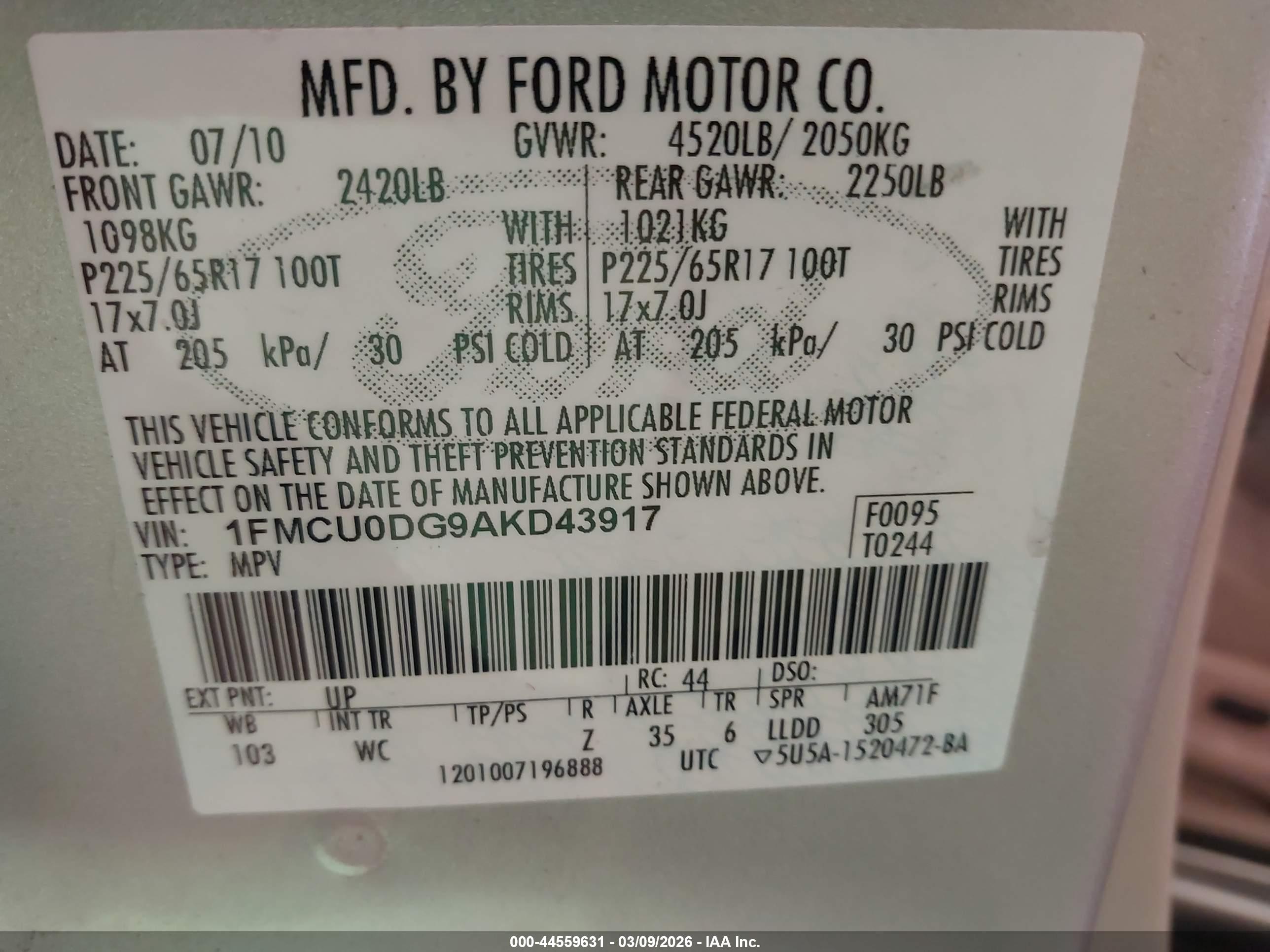 FORD ESCAPE image 9