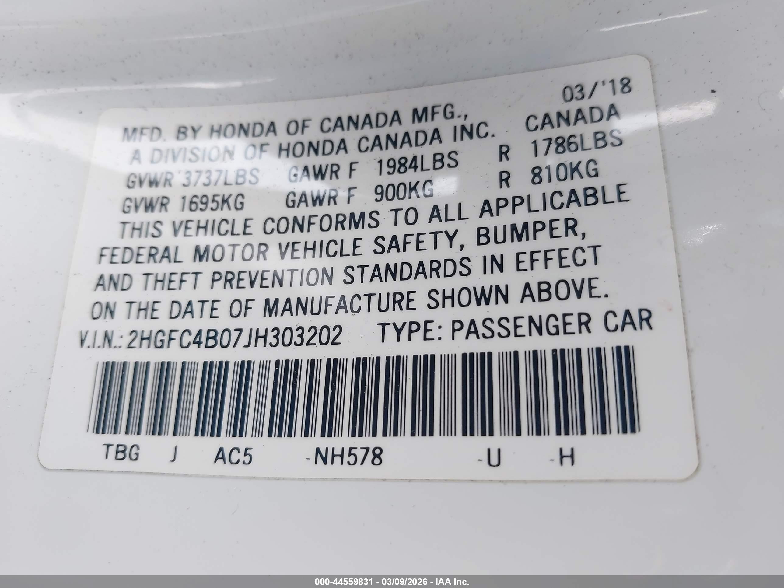 HONDA CIVIC image 9