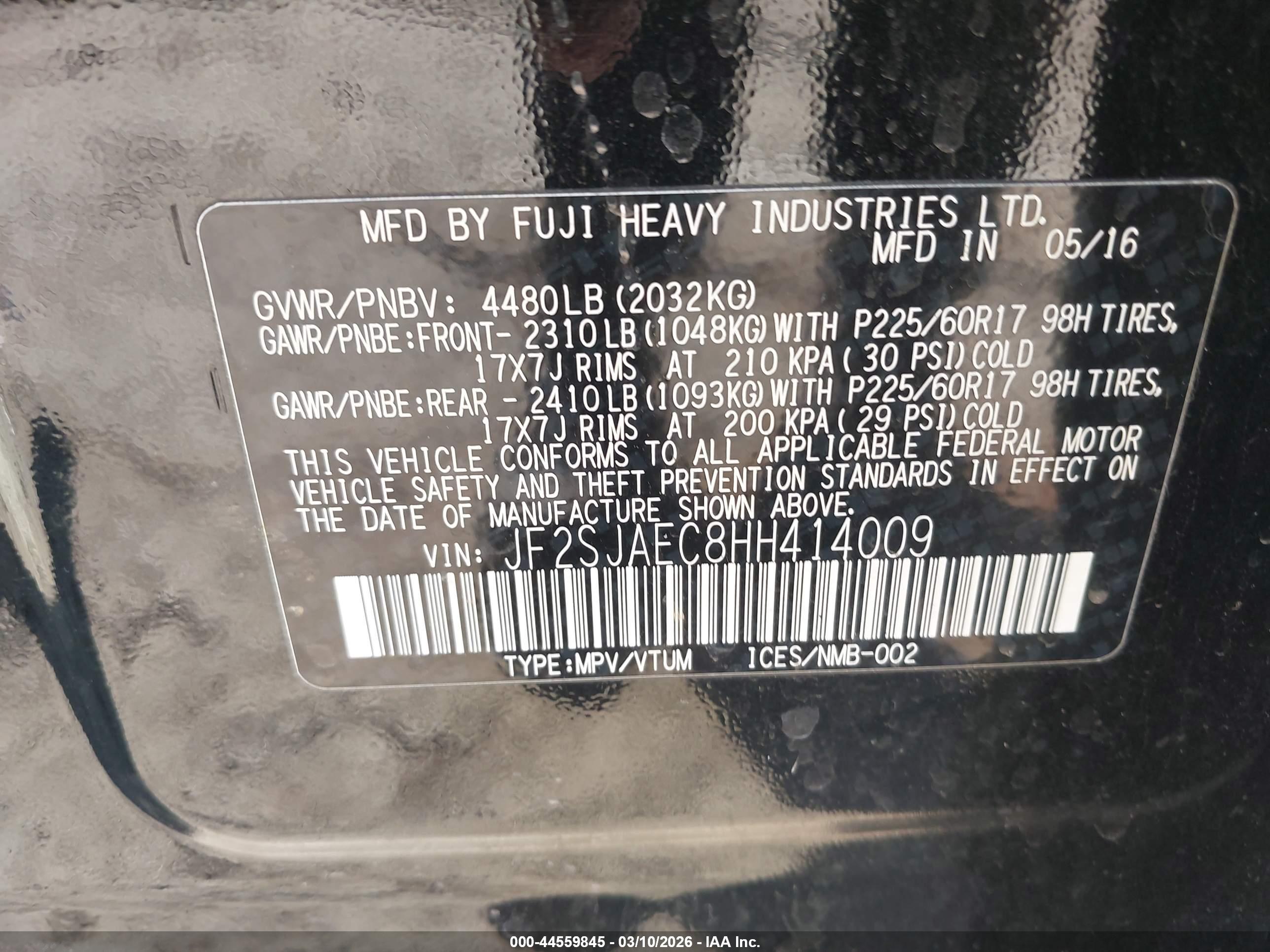 SUBARU FORESTER image 9