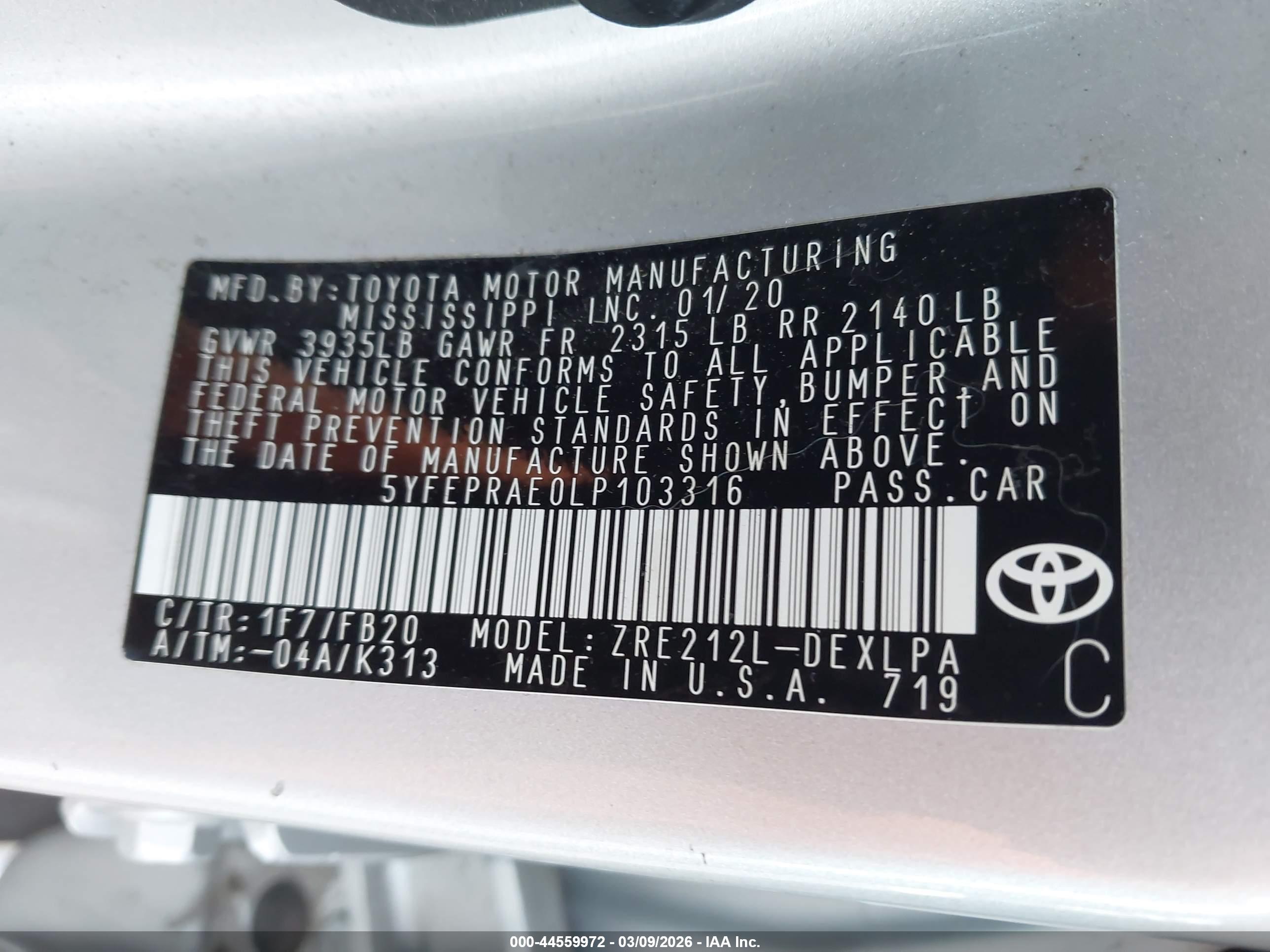 TOYOTA COROLLA image 9