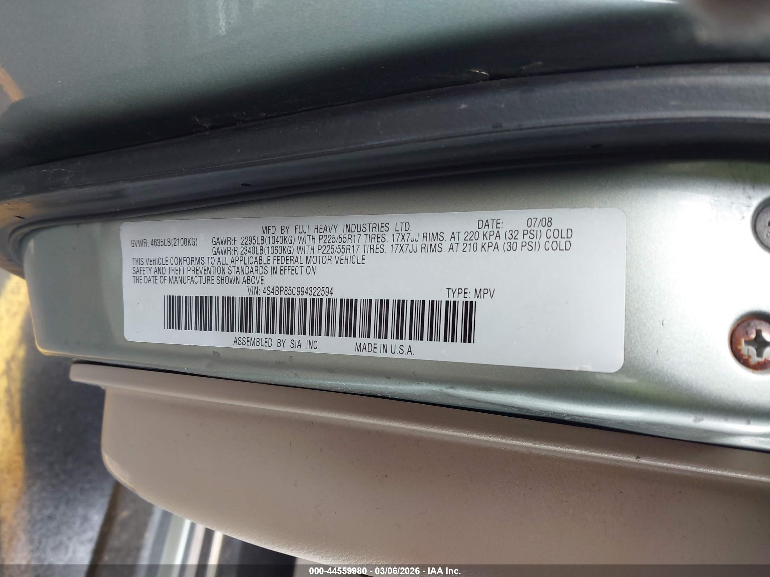 SUBARU OUTBACK image 9