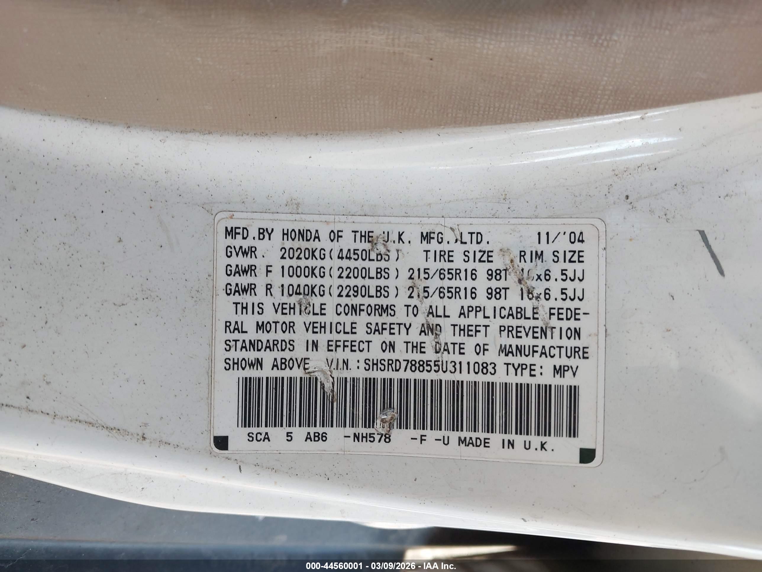 HONDA CR-V image 9