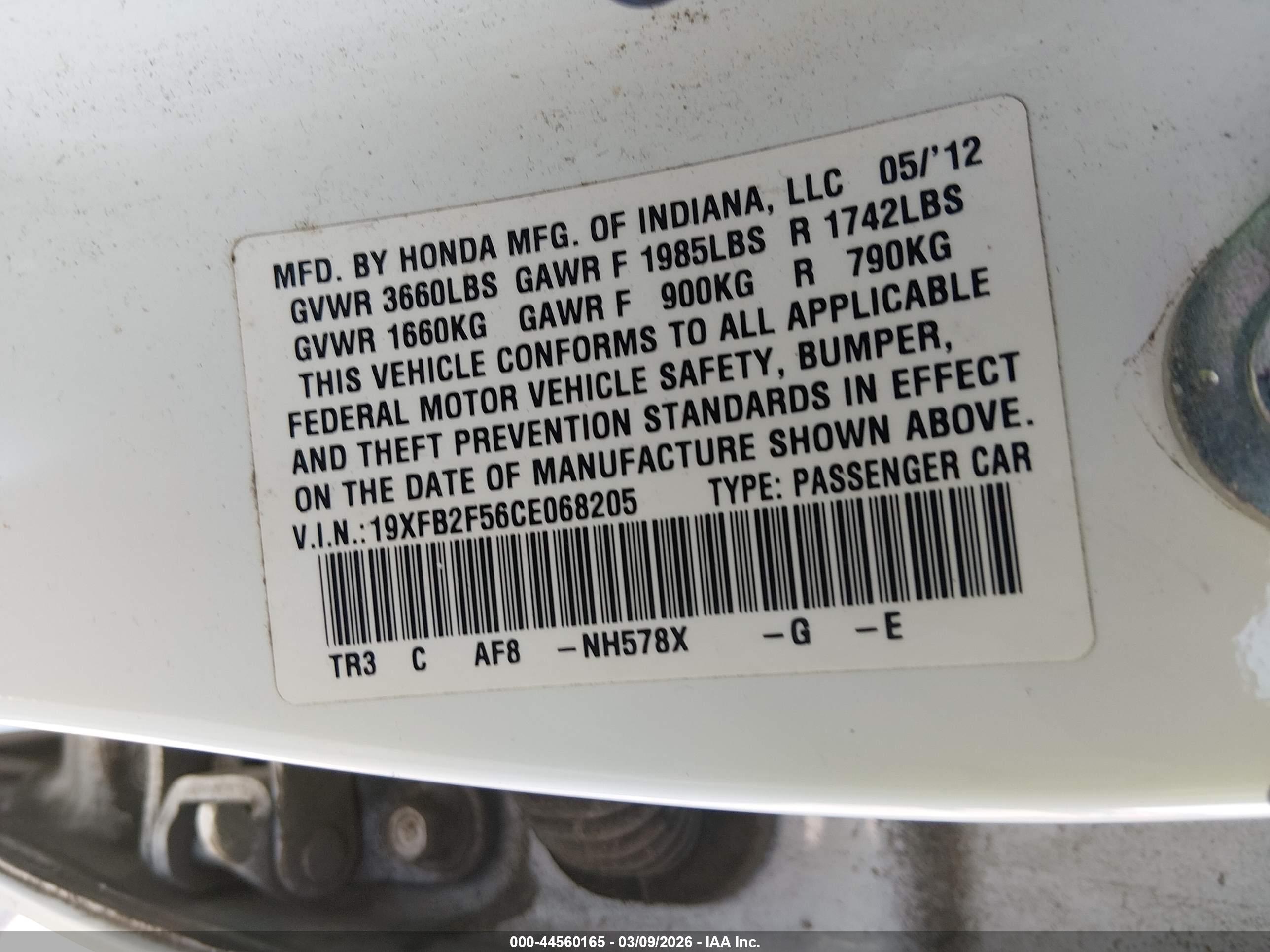 HONDA CIVIC image 9