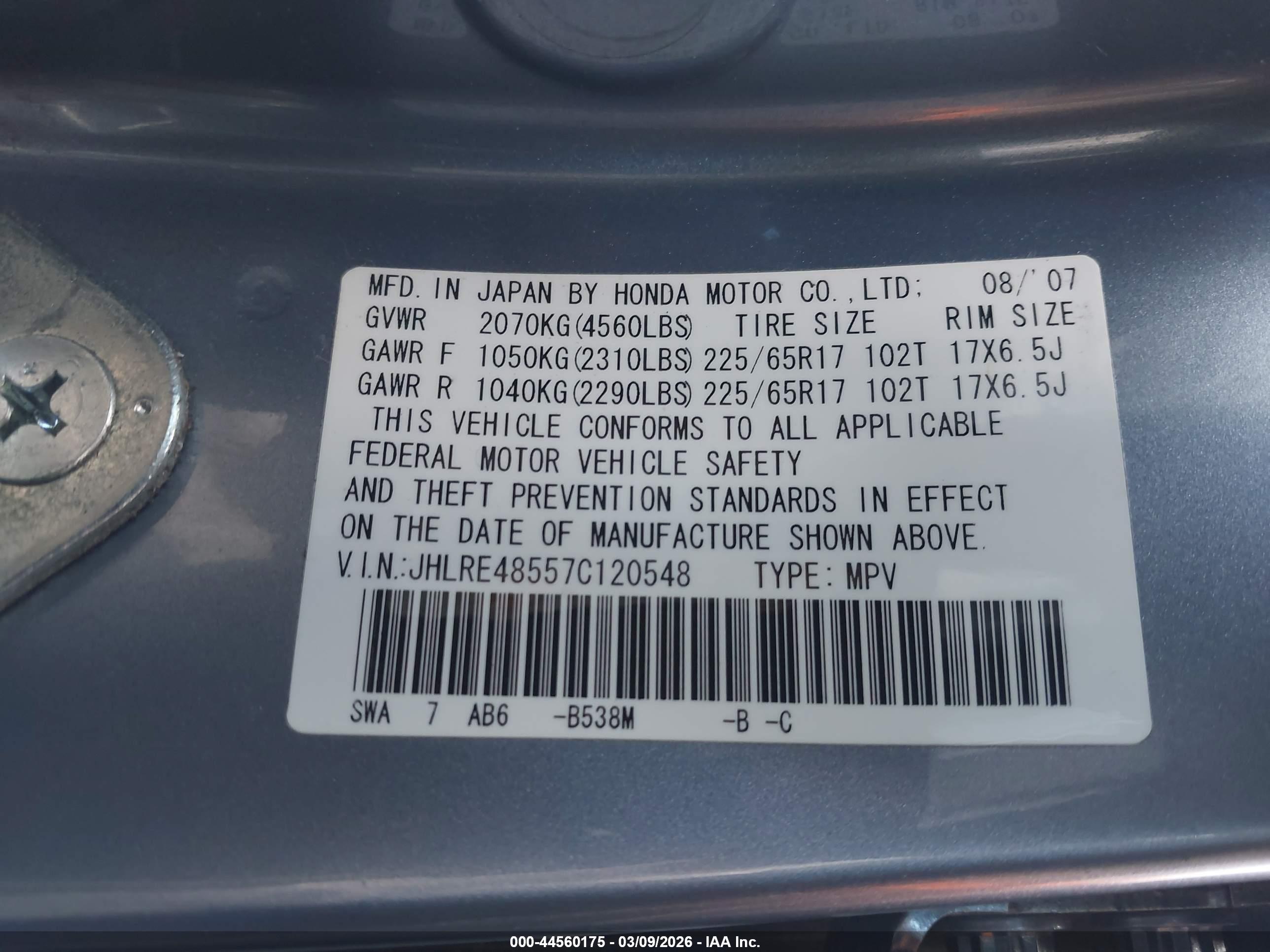 HONDA CR-V image 9