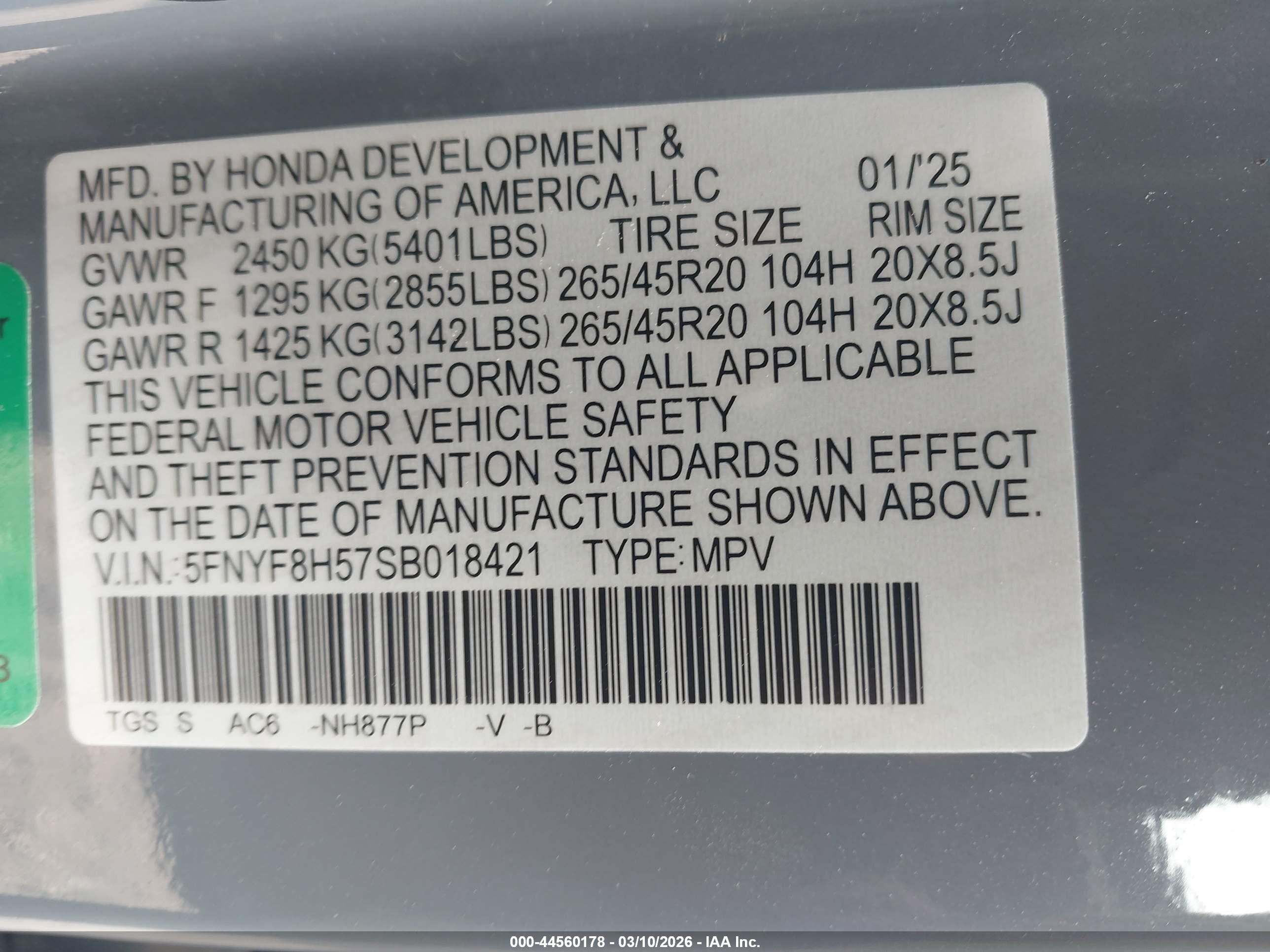 HONDA PASSPORT image 9