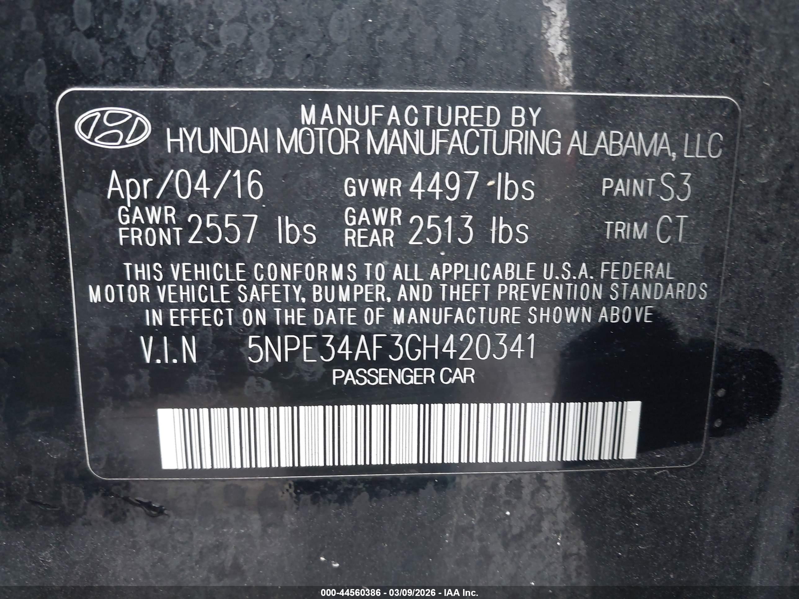HYUNDAI SONATA image 9