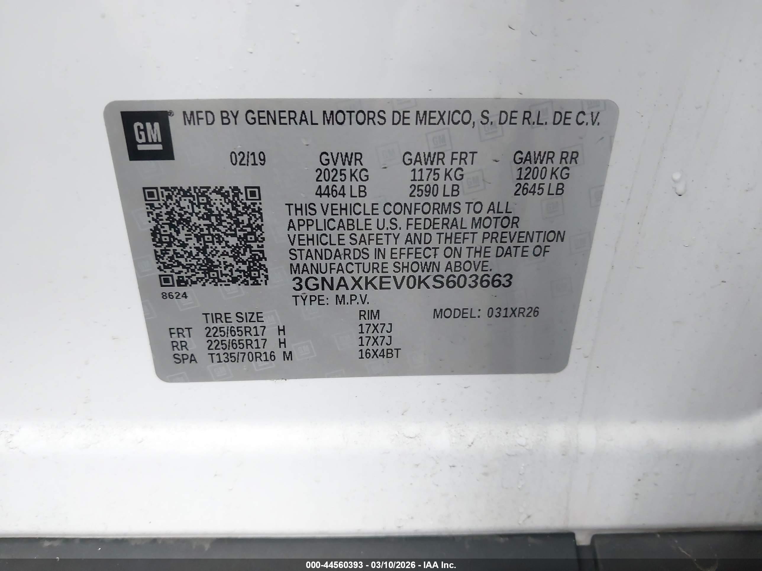 CHEVROLET EQUINOX image 9