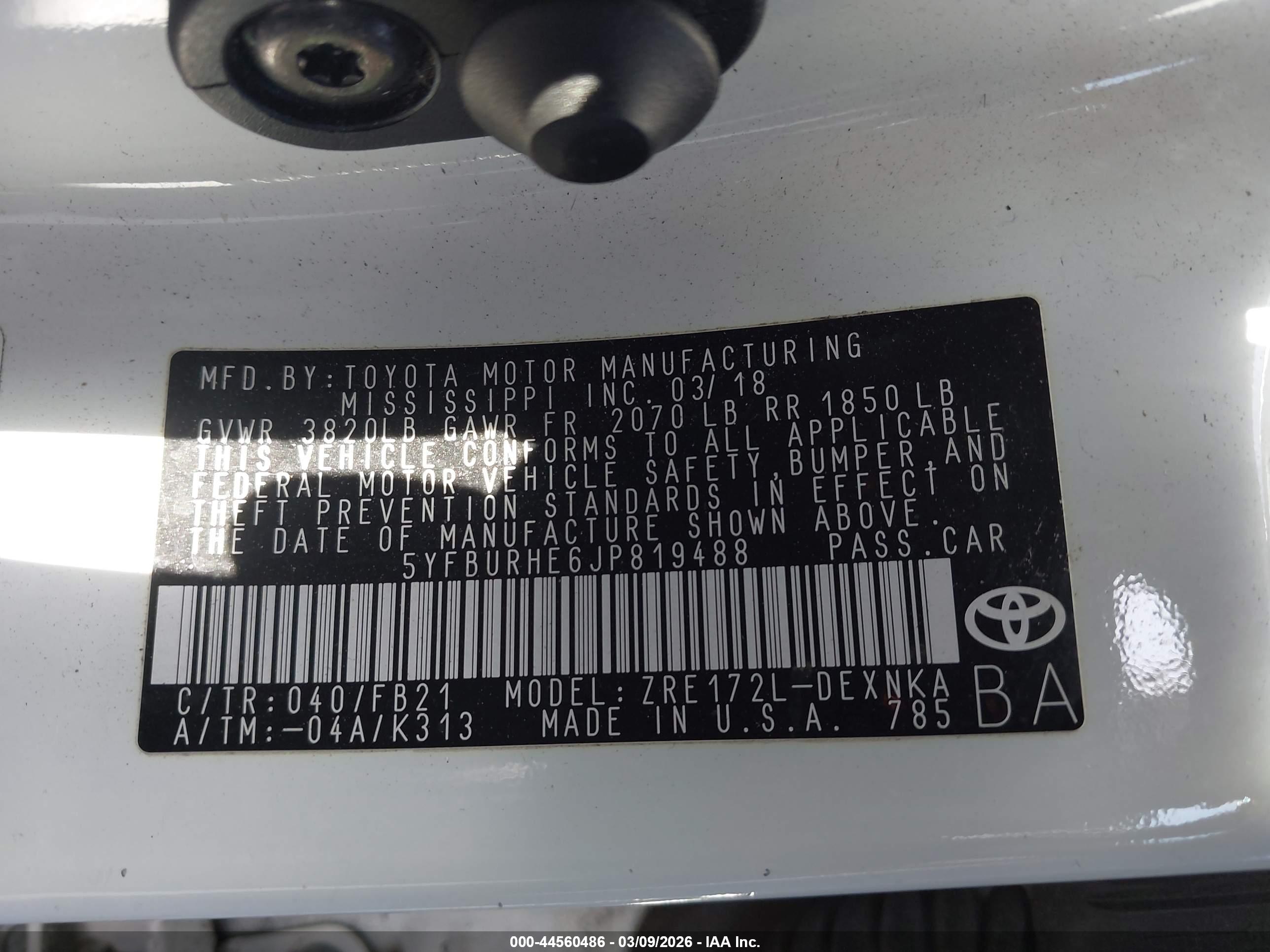 TOYOTA COROLLA image 9