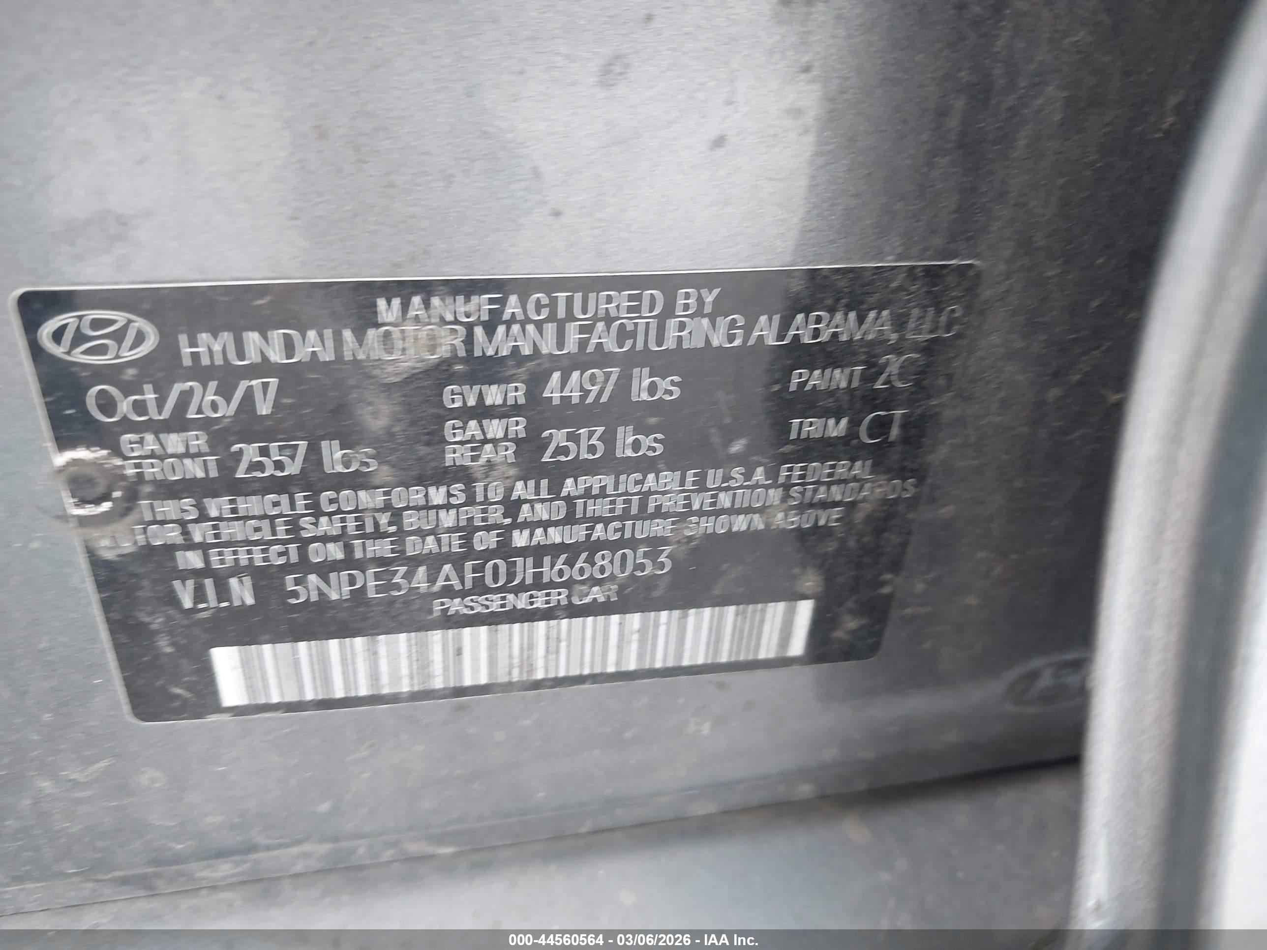 HYUNDAI SONATA image 9