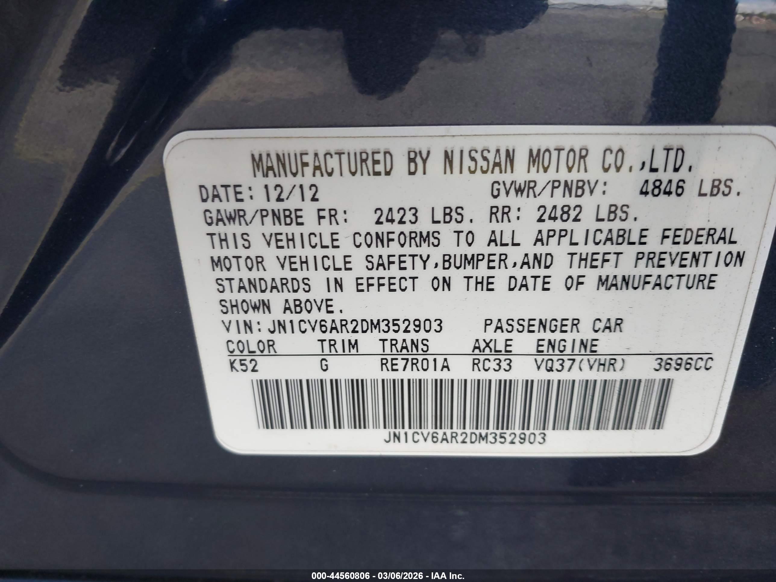 INFINITI G37X image 9