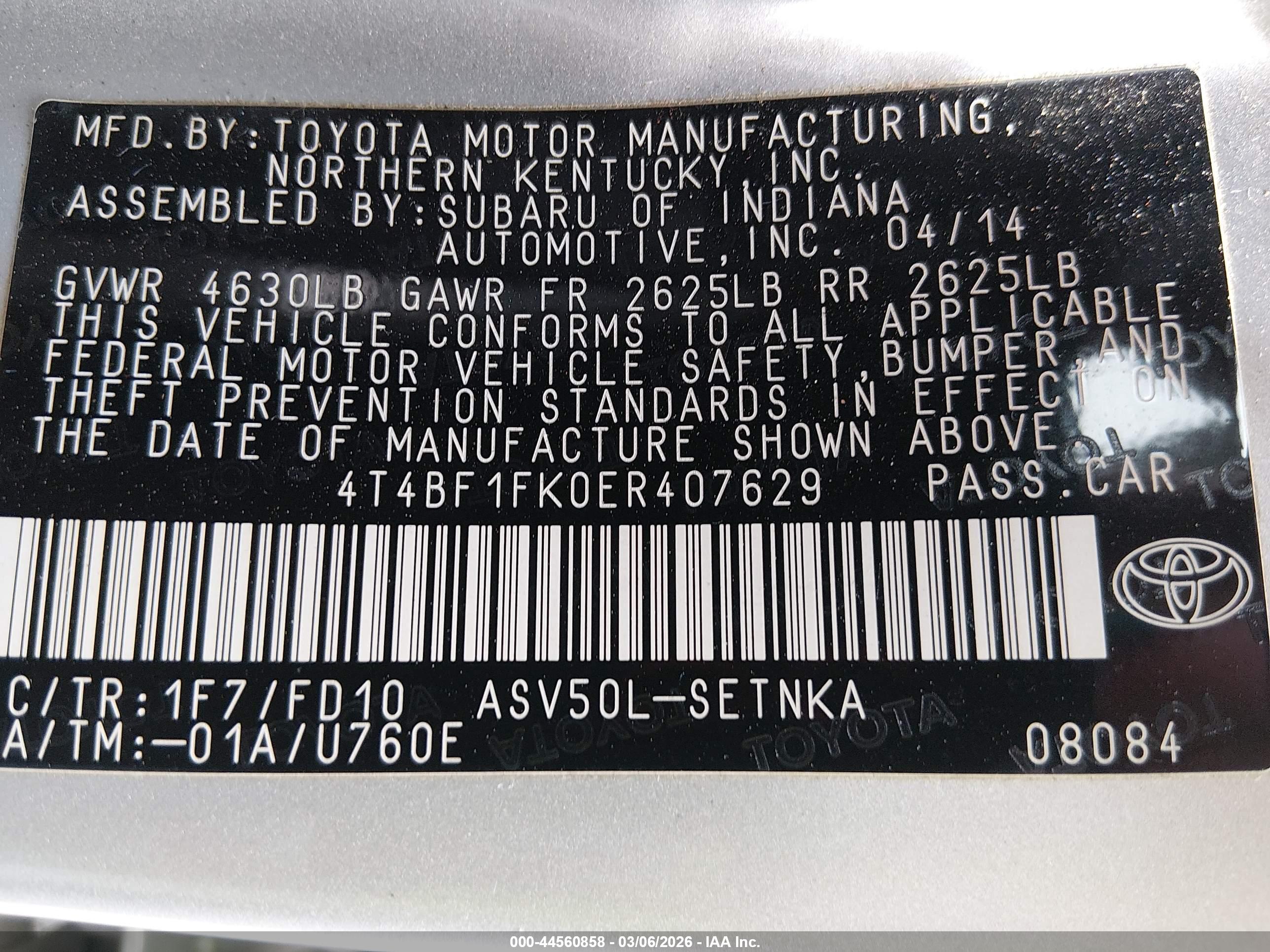 TOYOTA CAMRY image 9