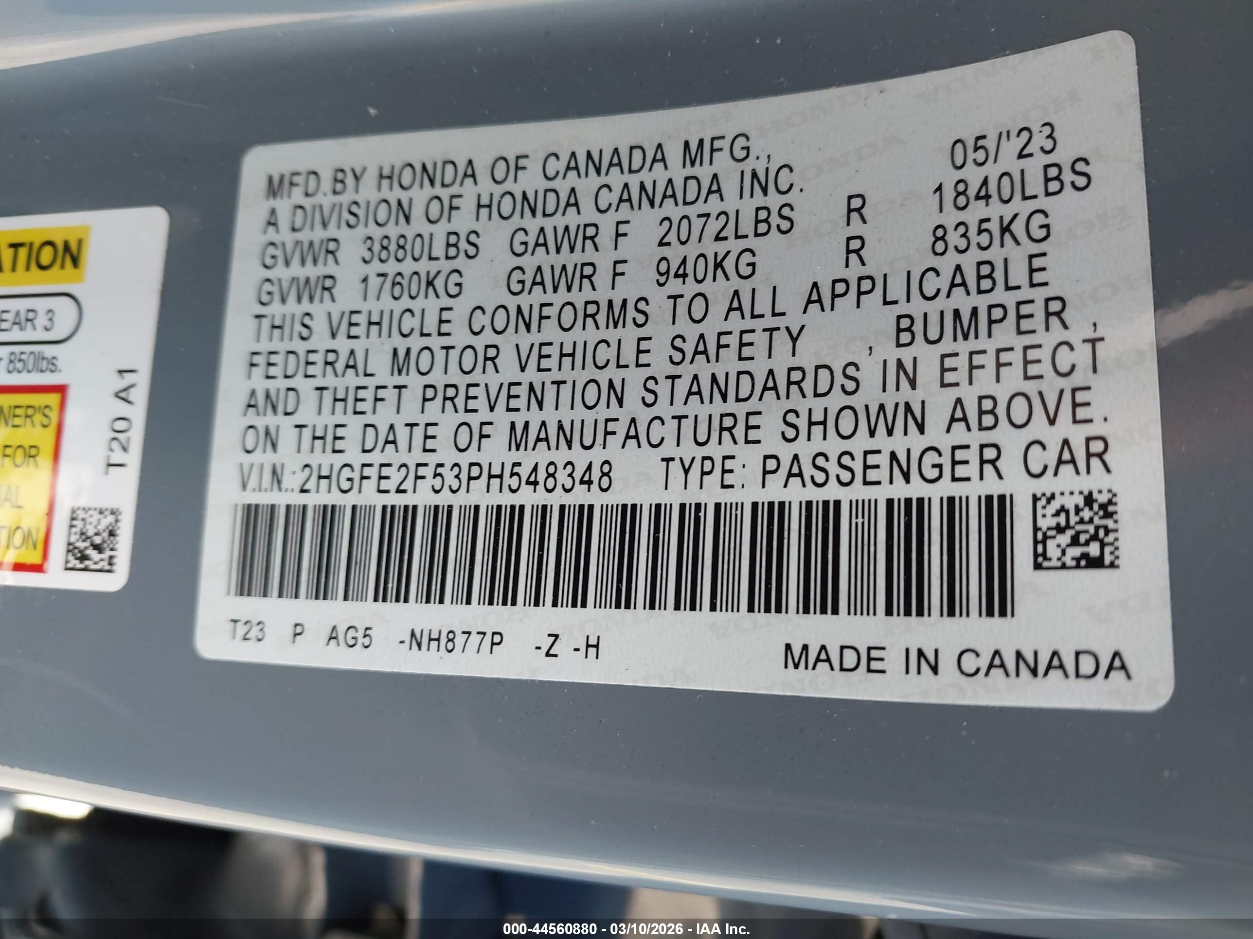 HONDA CIVIC image 9