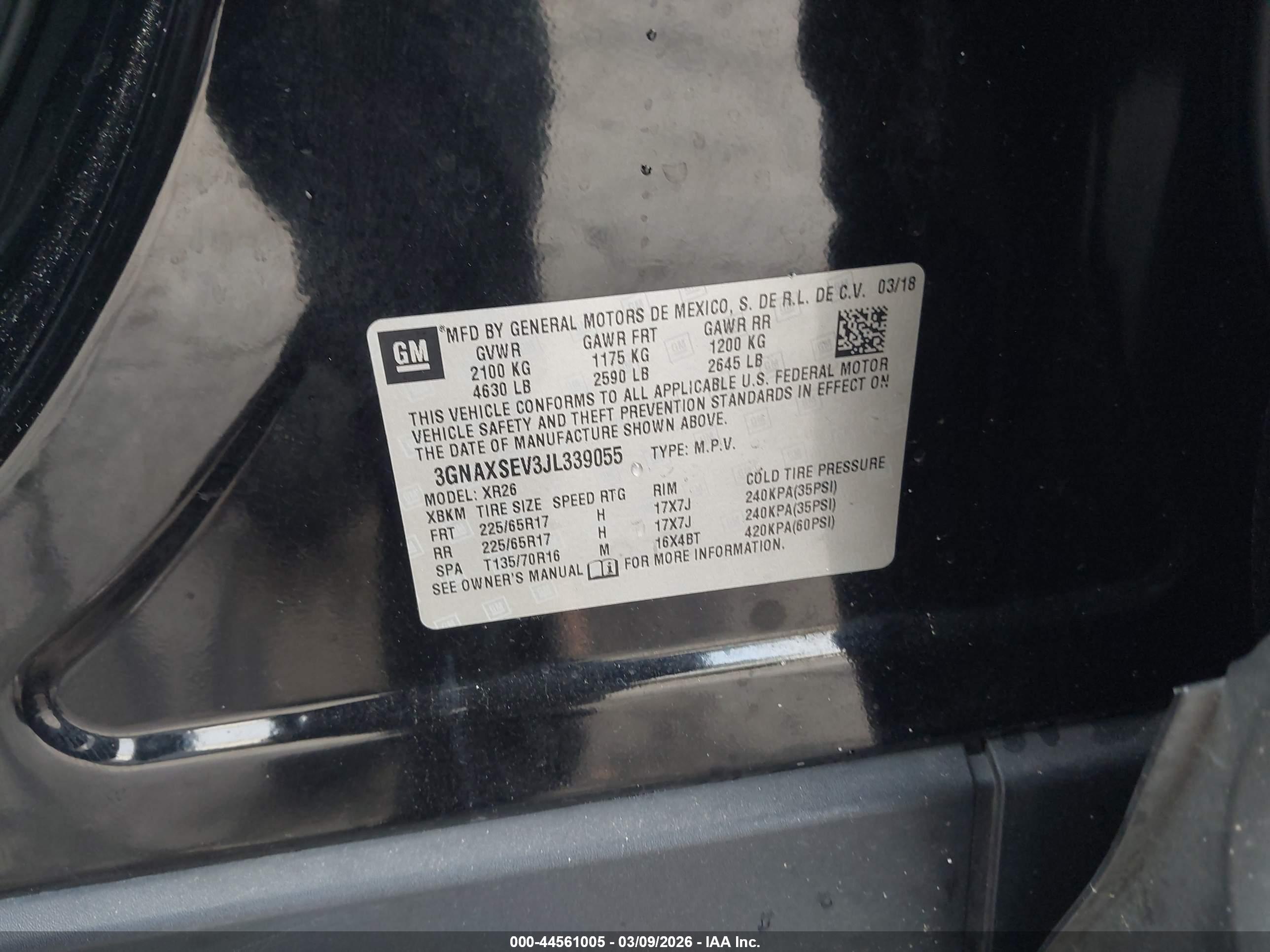 CHEVROLET EQUINOX image 9