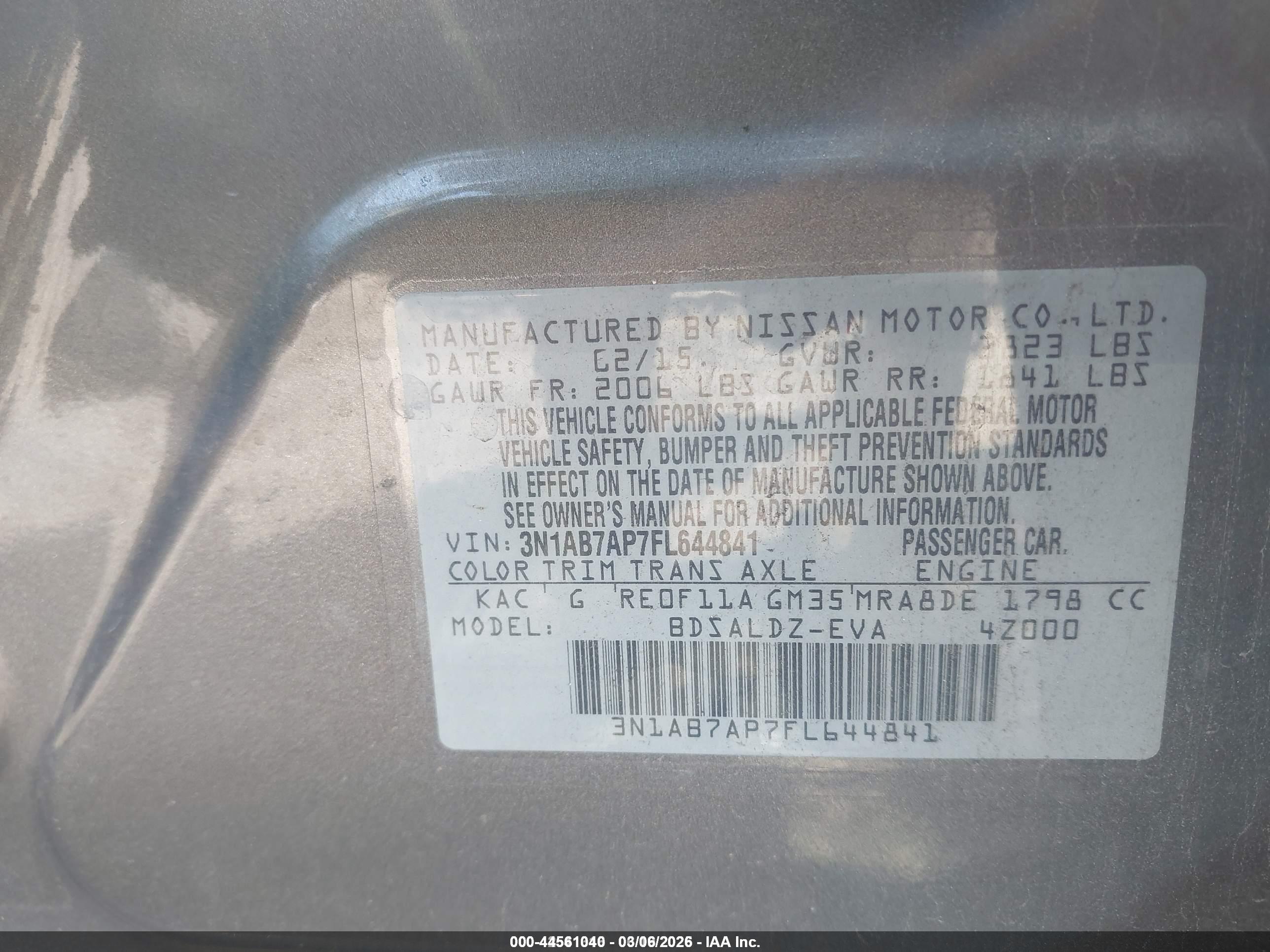 NISSAN SENTRA image 9