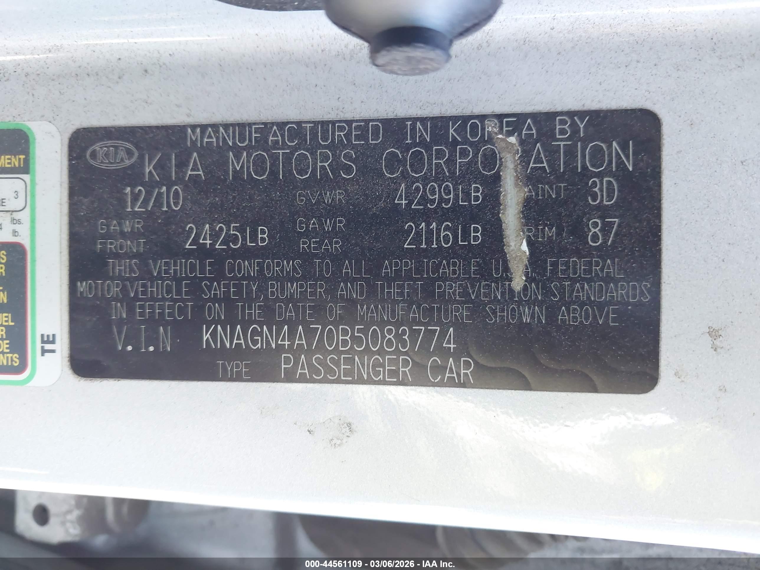 KIA OPTIMA image 9