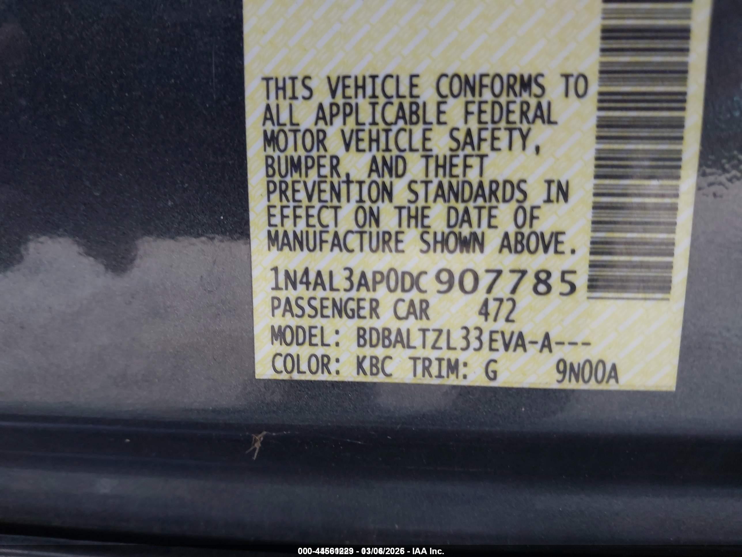 NISSAN ALTIMA image 9