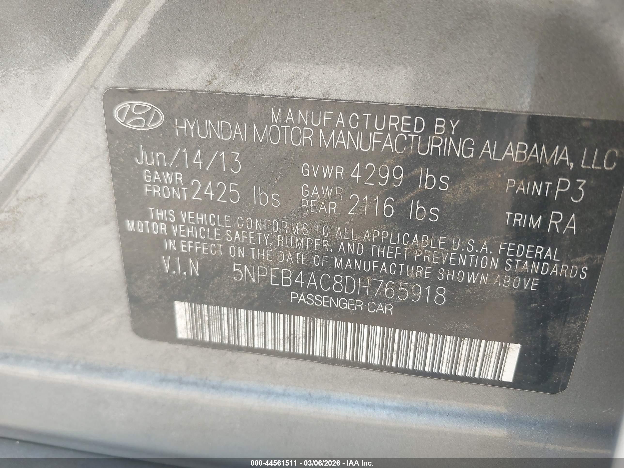 HYUNDAI SONATA image 9
