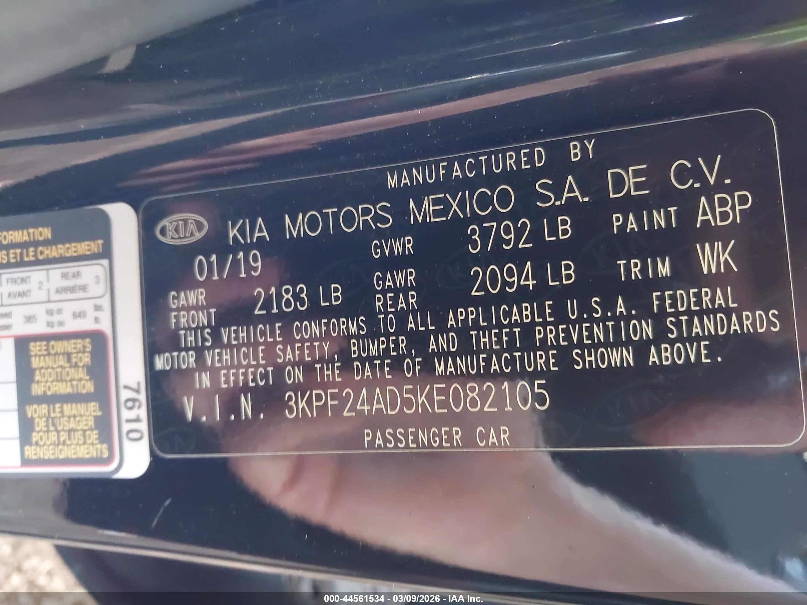 KIA FORTE image 9