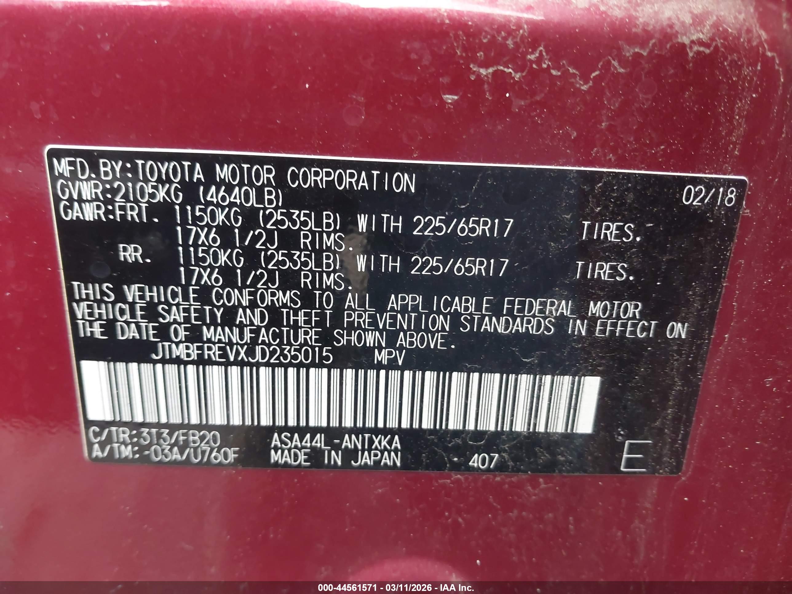 TOYOTA RAV4 image 9