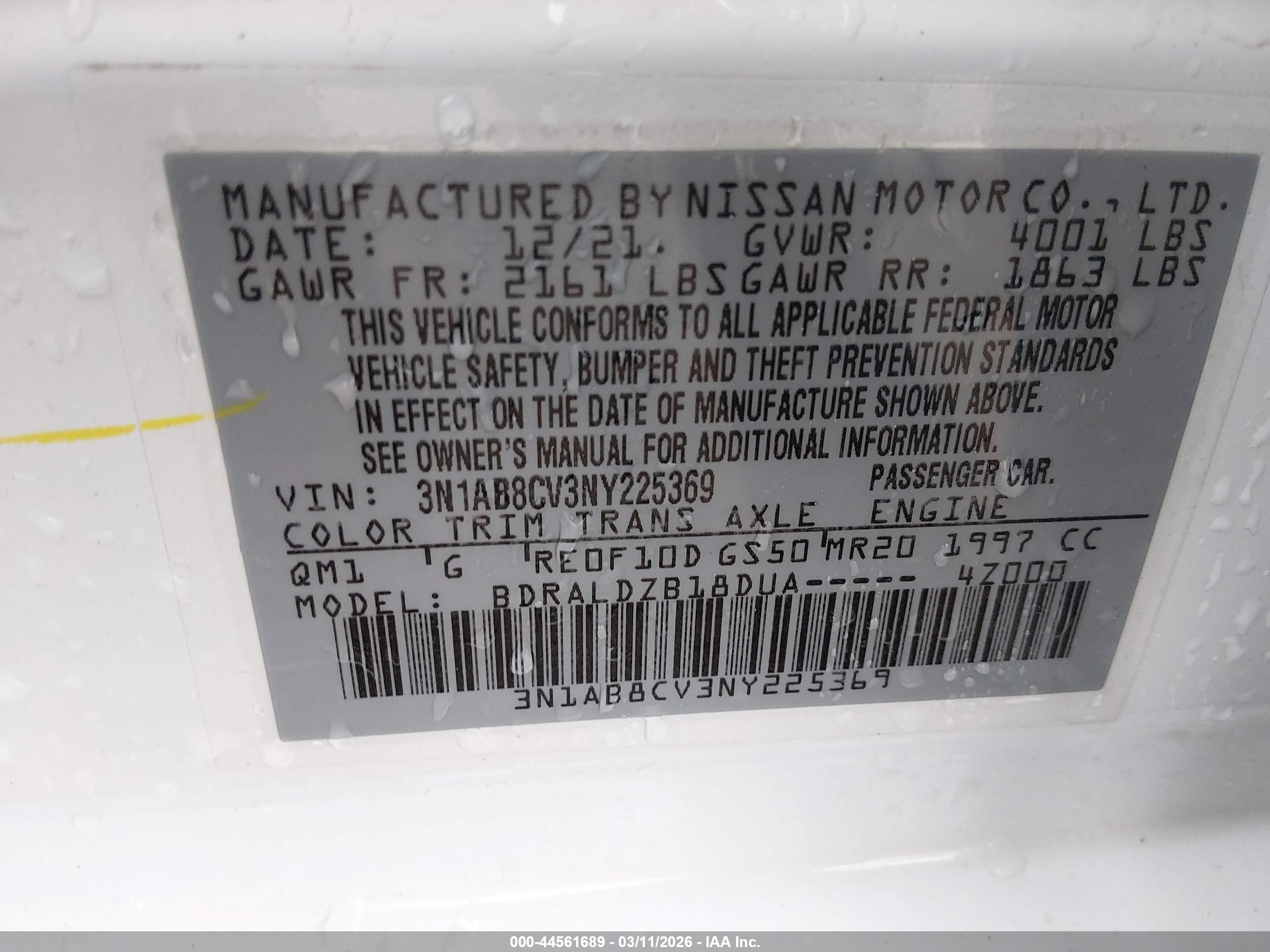 NISSAN SENTRA image 9
