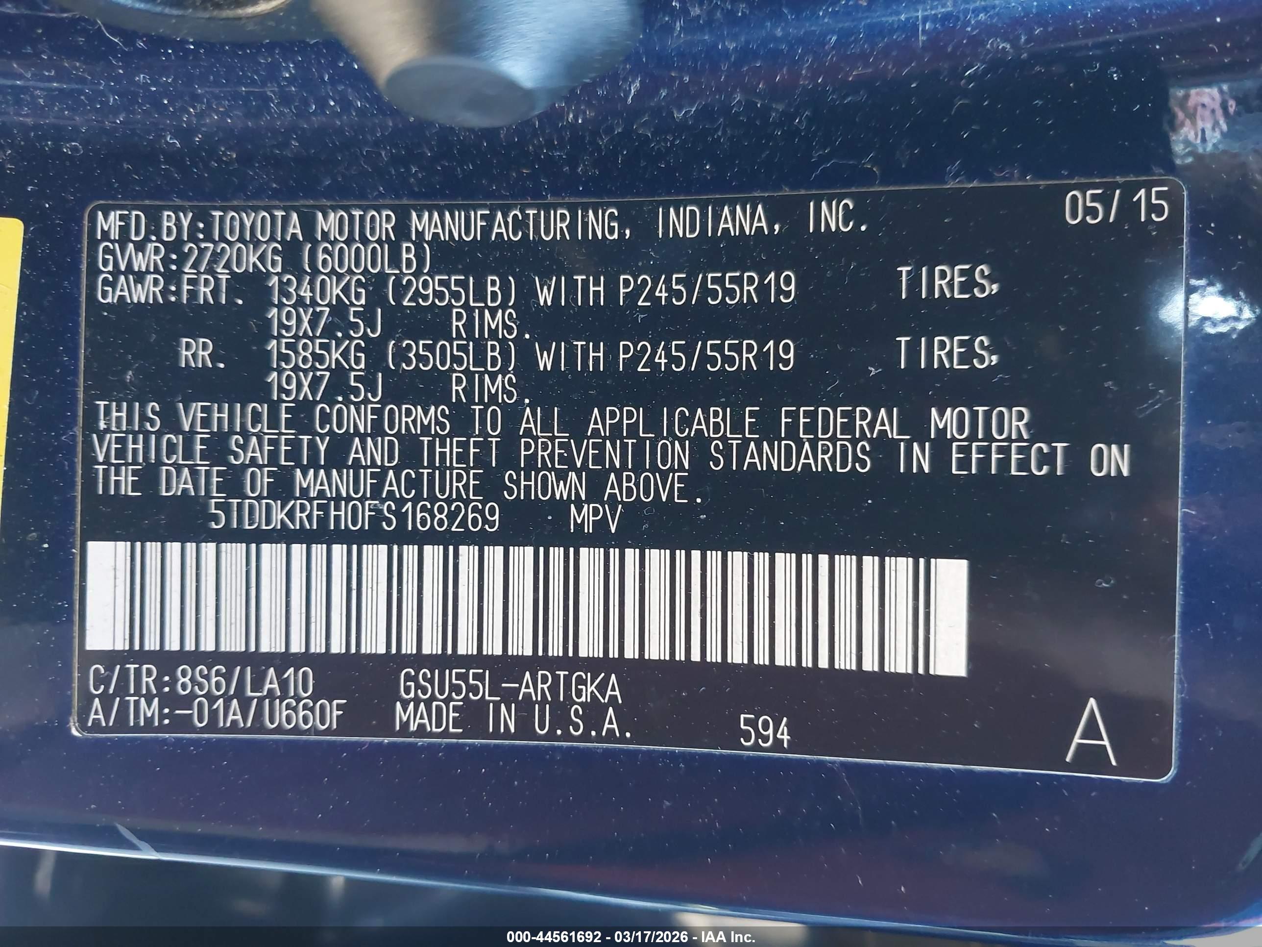 TOYOTA HIGHLANDER image 9