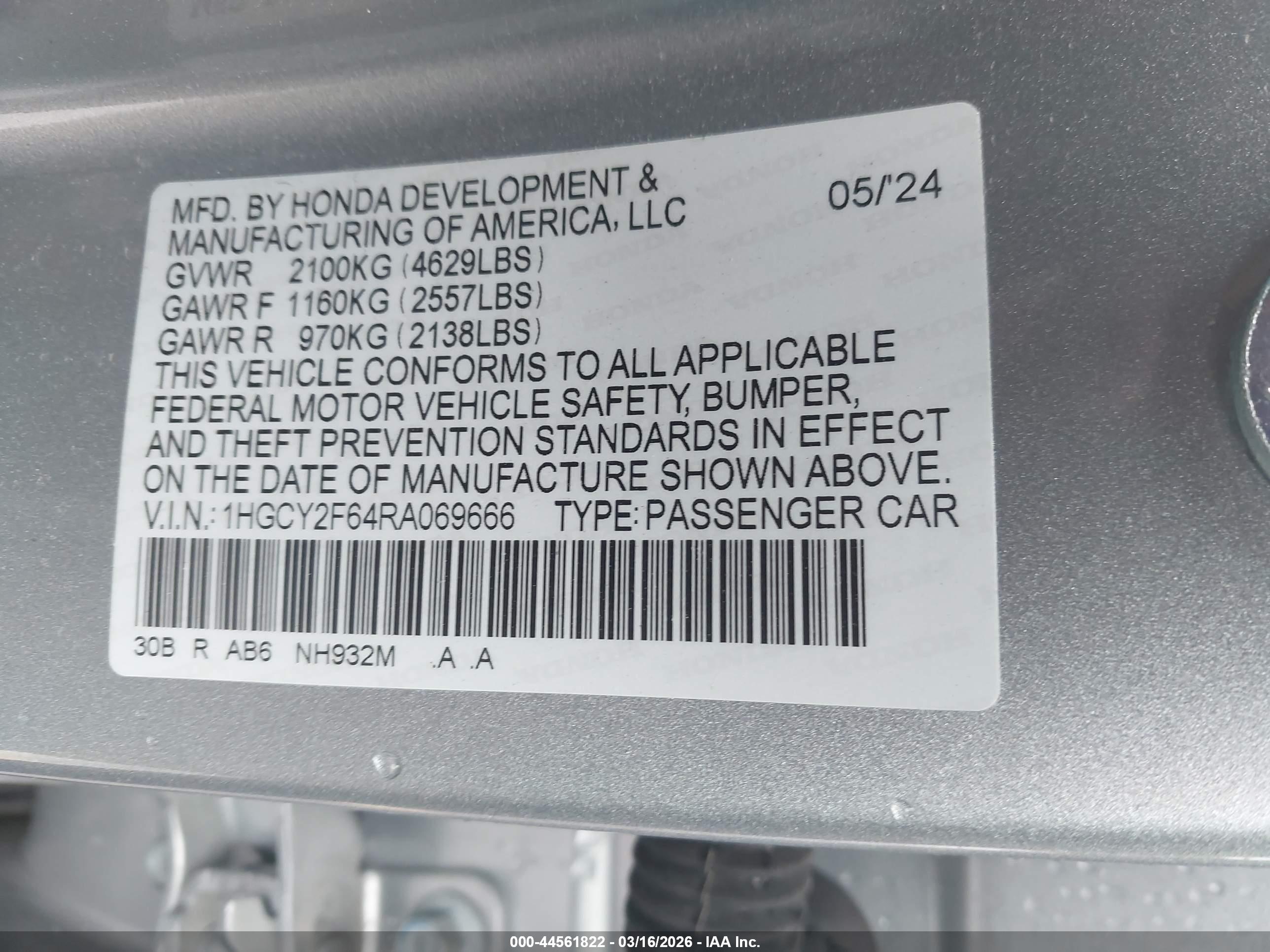 HONDA ACCORD image 9