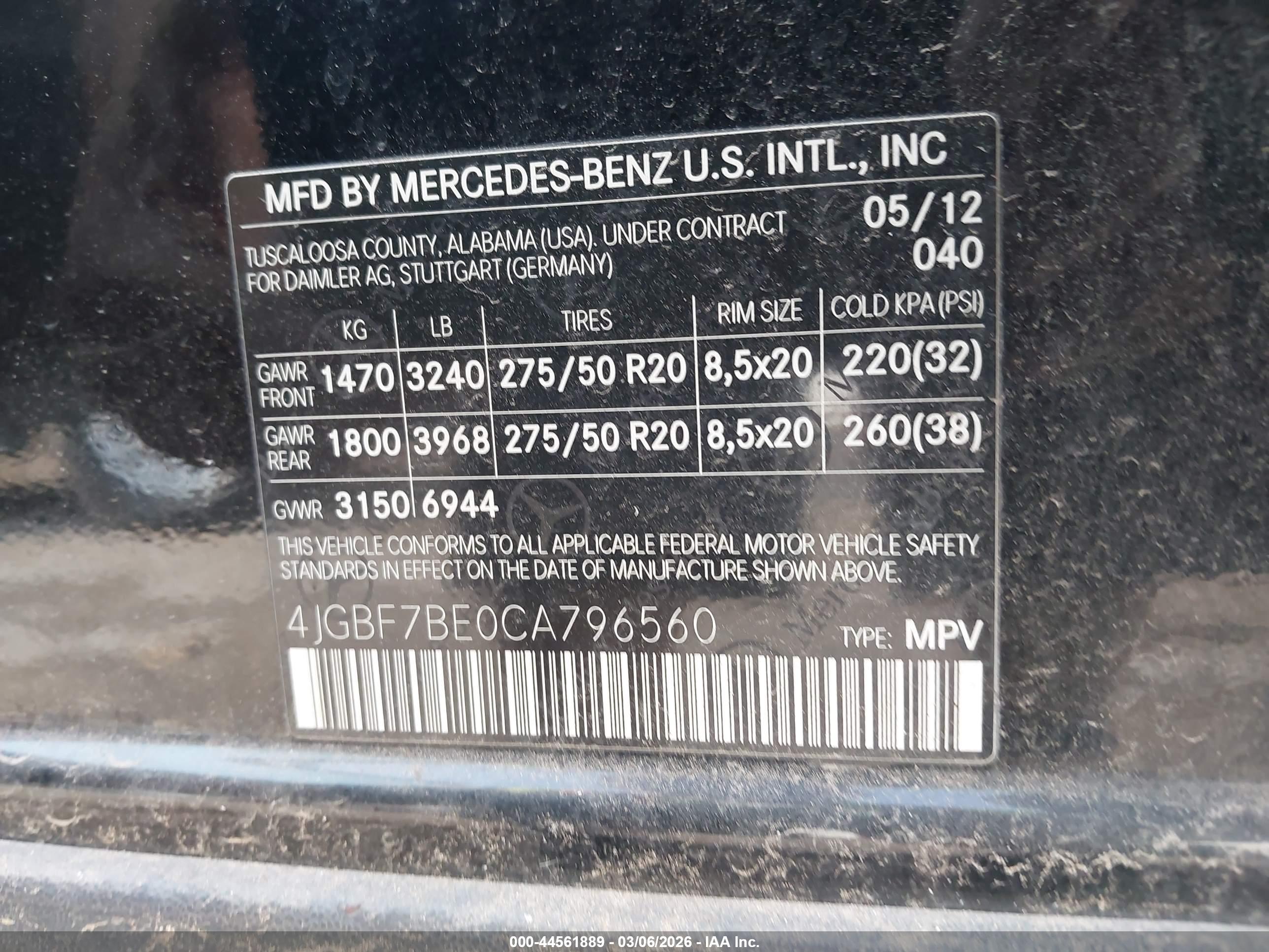 MERCEDES-BENZ GL image 9