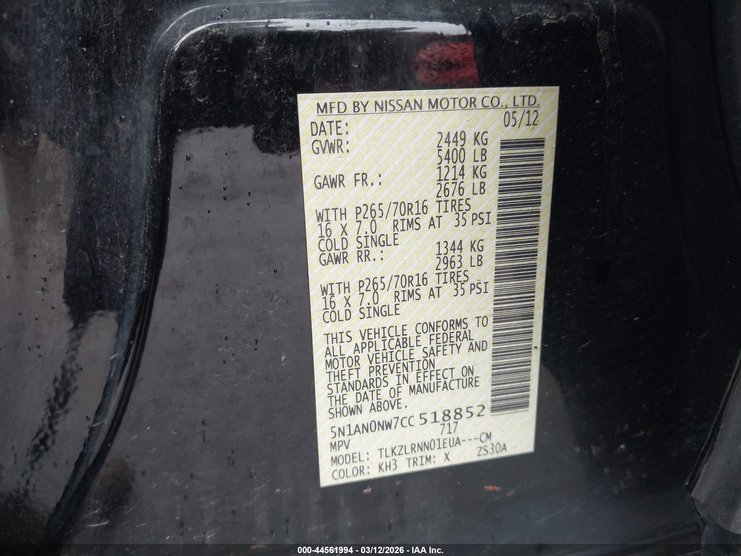 NISSAN XTERRA image 9