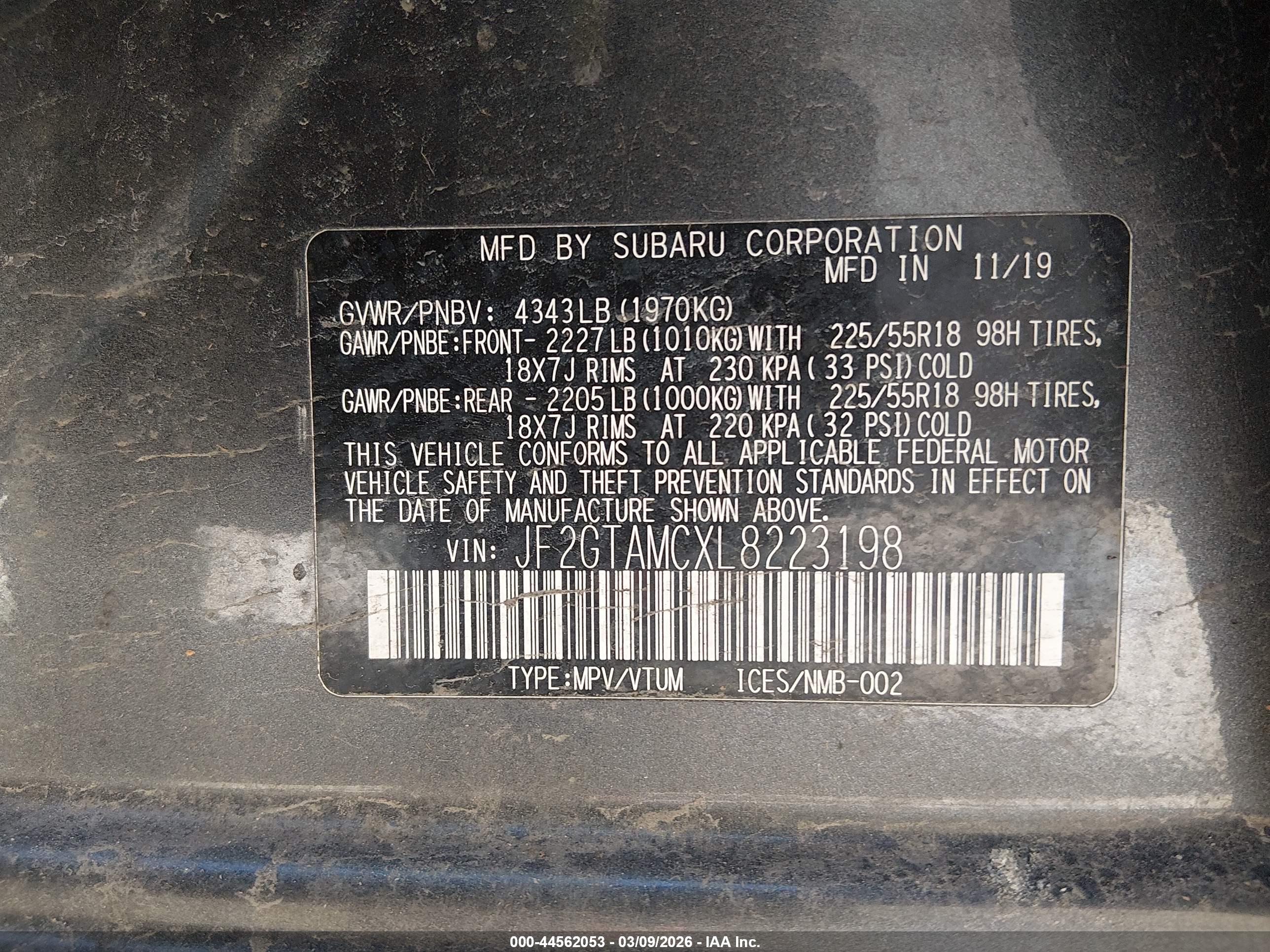 SUBARU CROSSTREK image 9