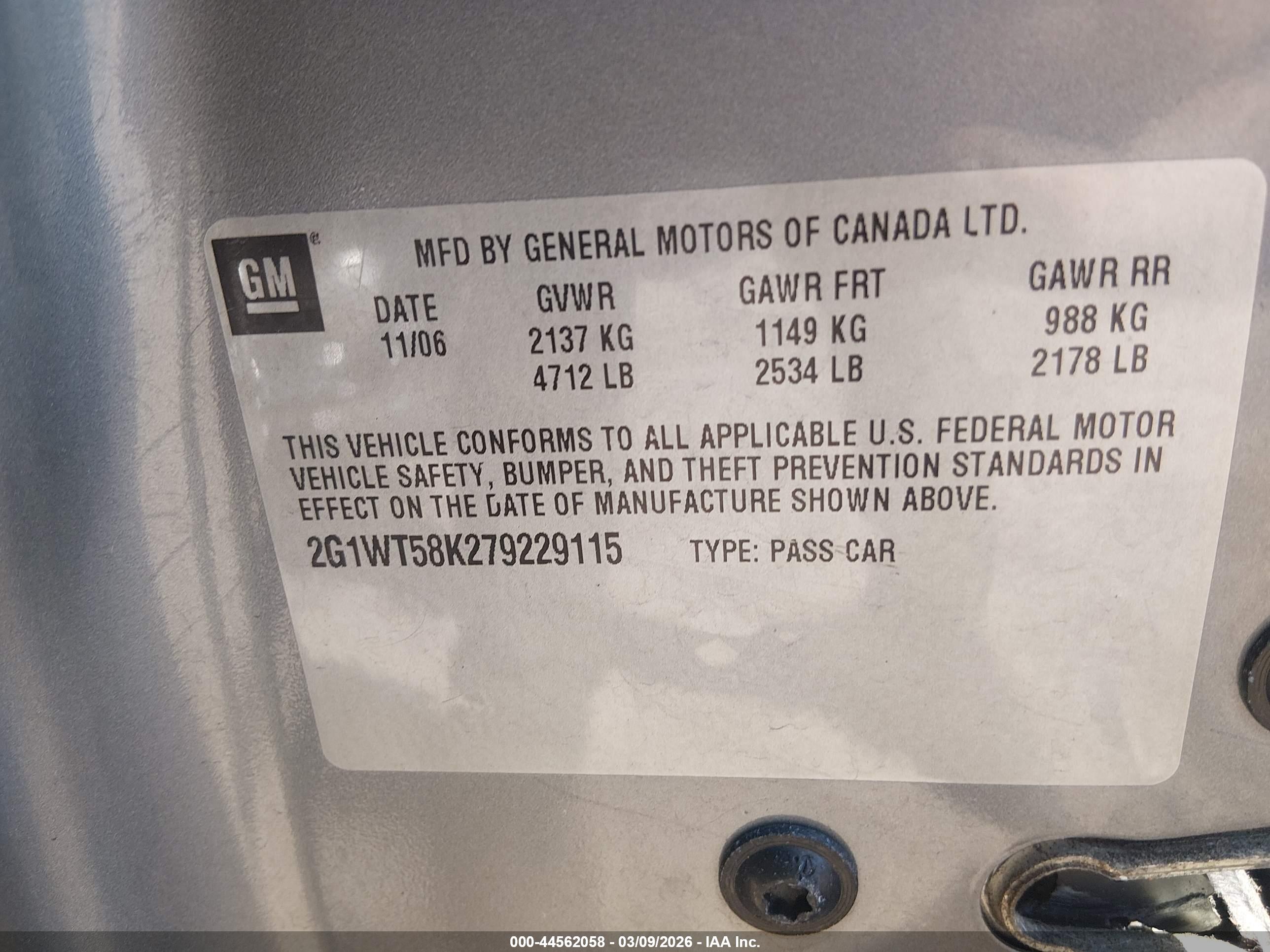 CHEVROLET IMPALA image 9