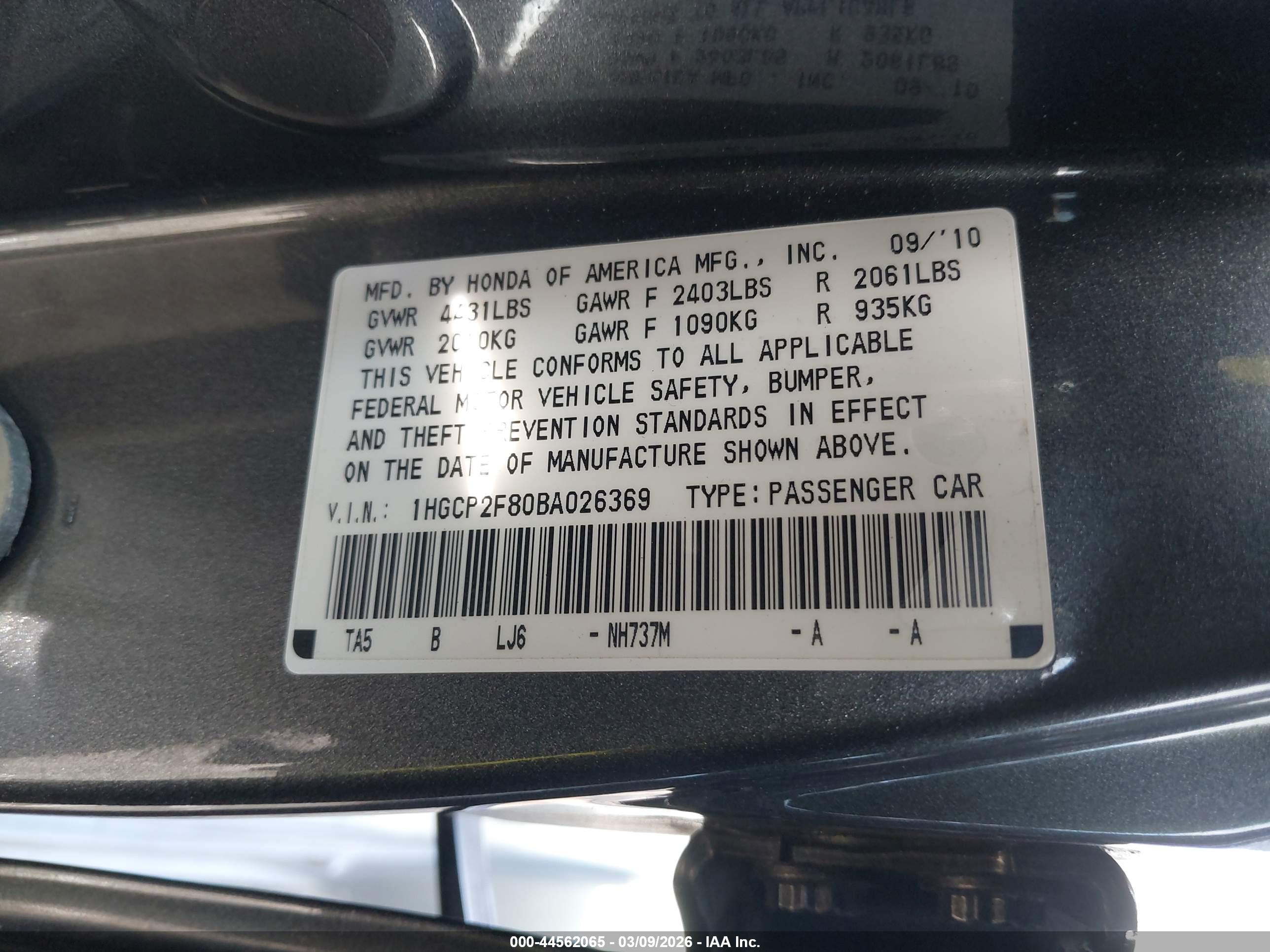 HONDA ACCORD image 9