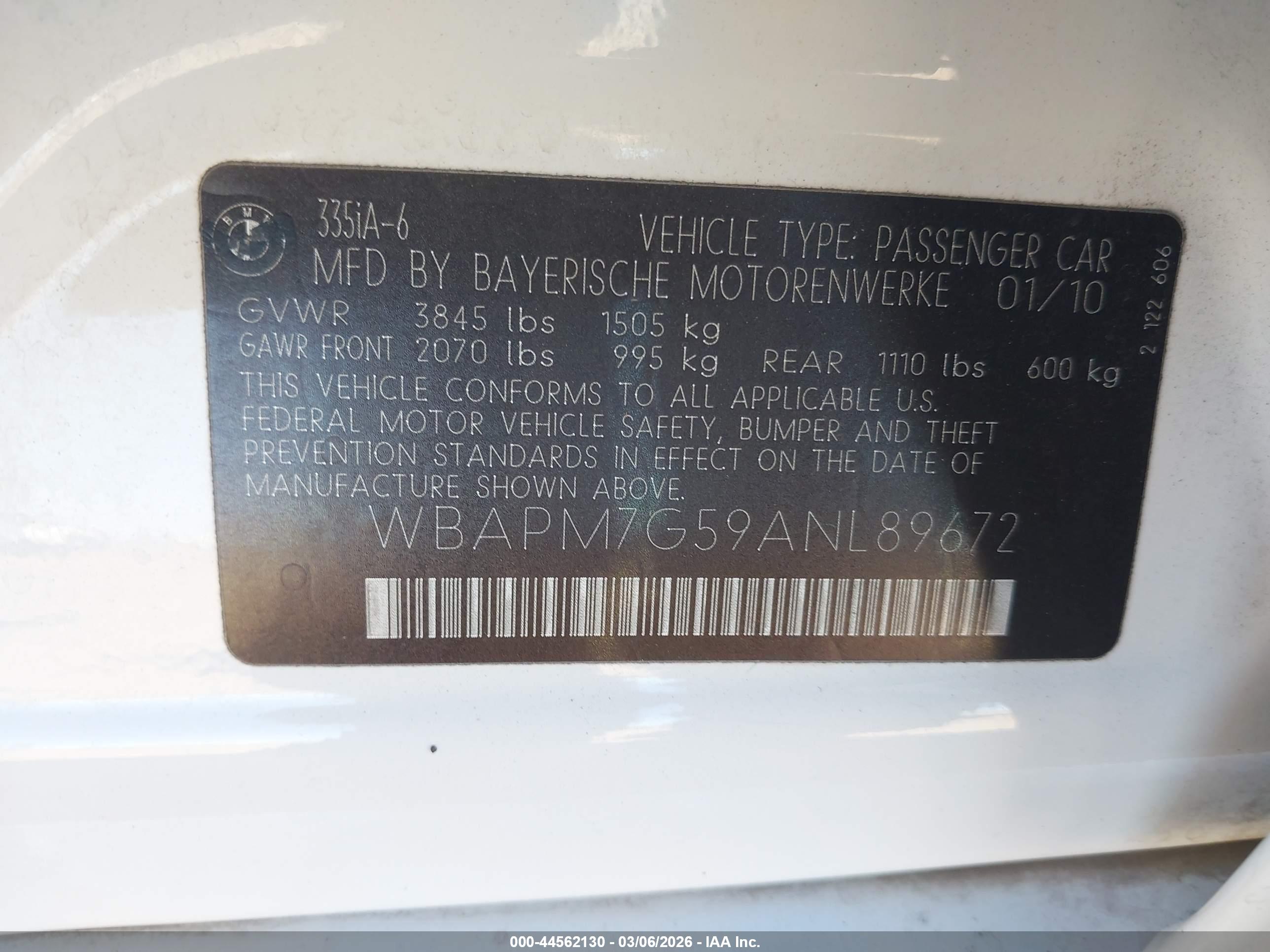 BMW 335I image 9