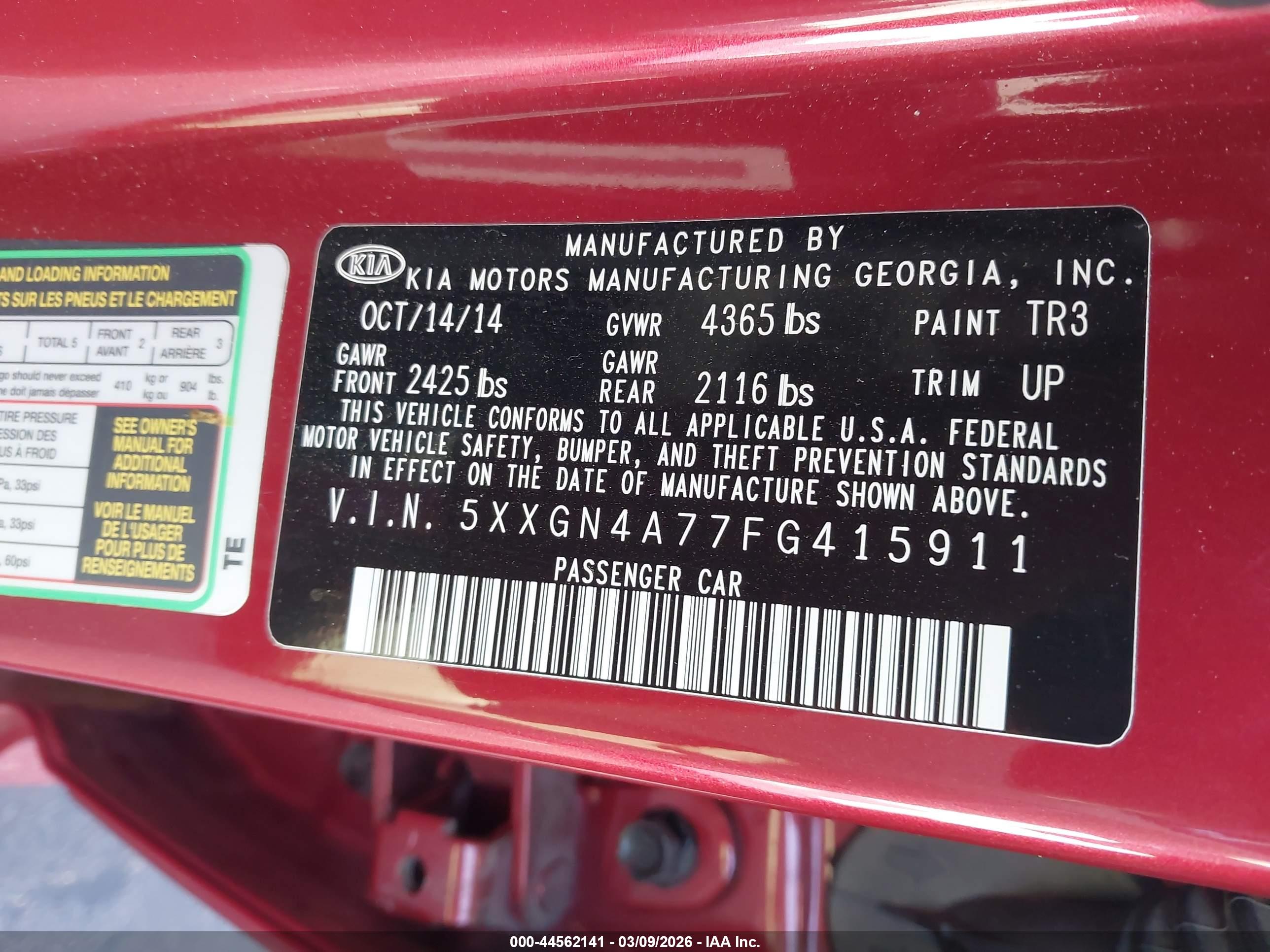 KIA OPTIMA image 9