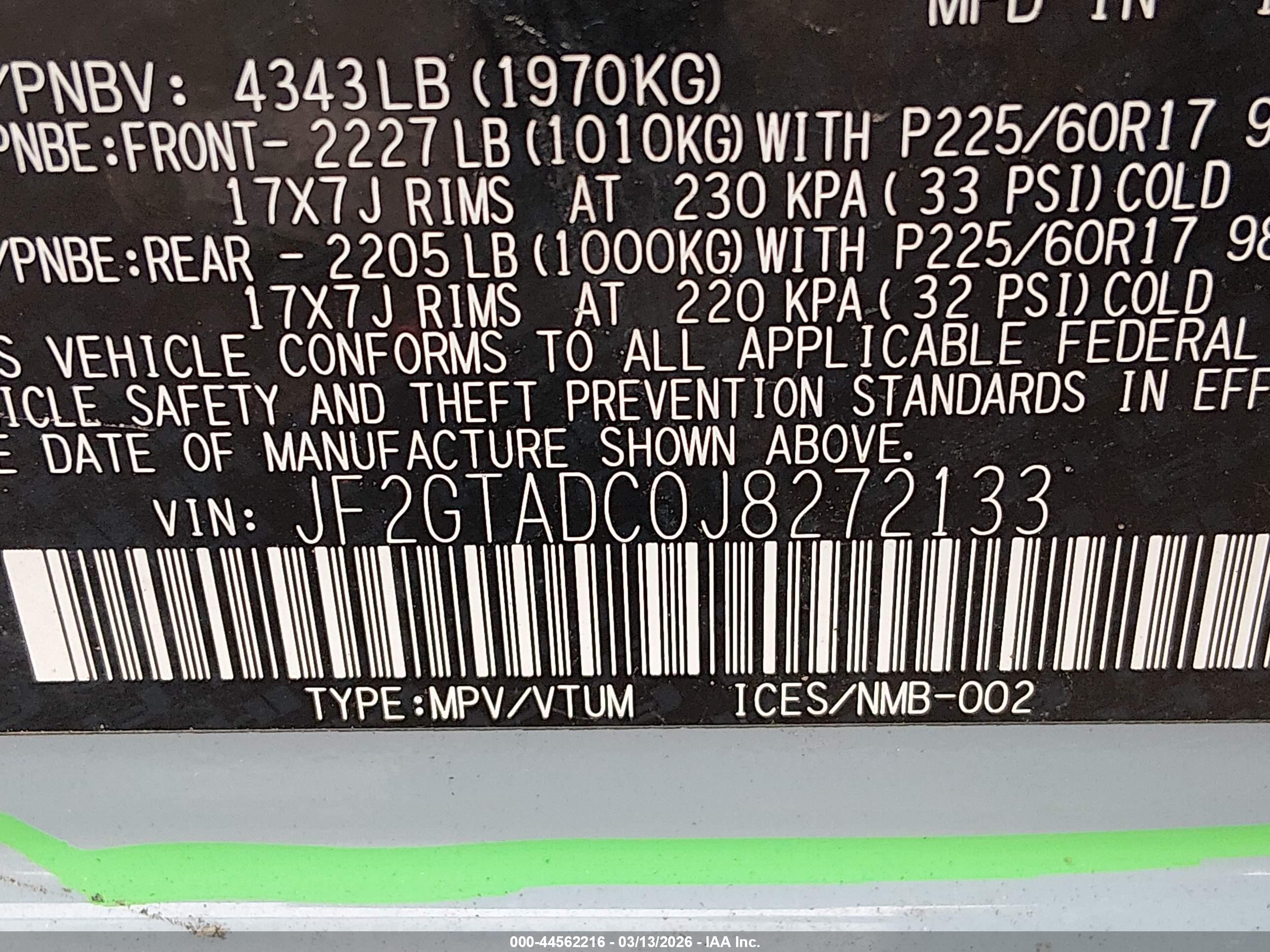SUBARU CROSSTREK image 9
