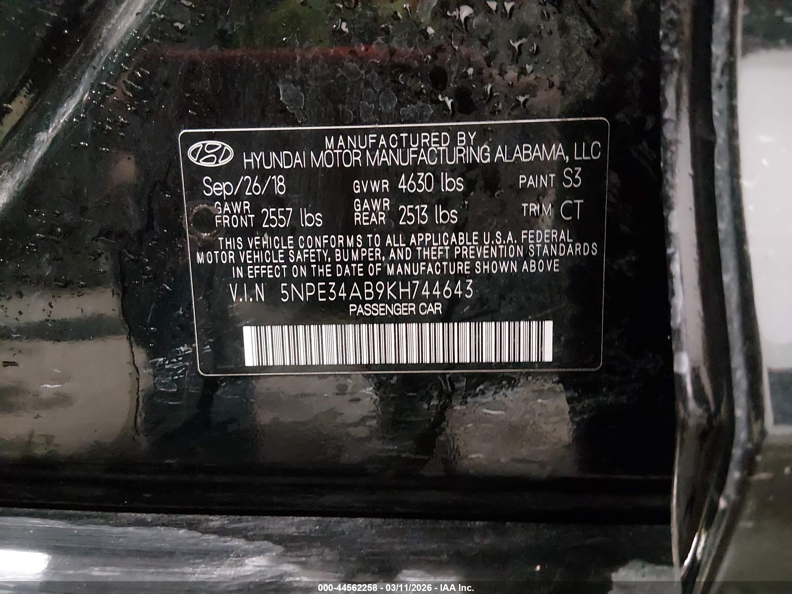 HYUNDAI SONATA image 9