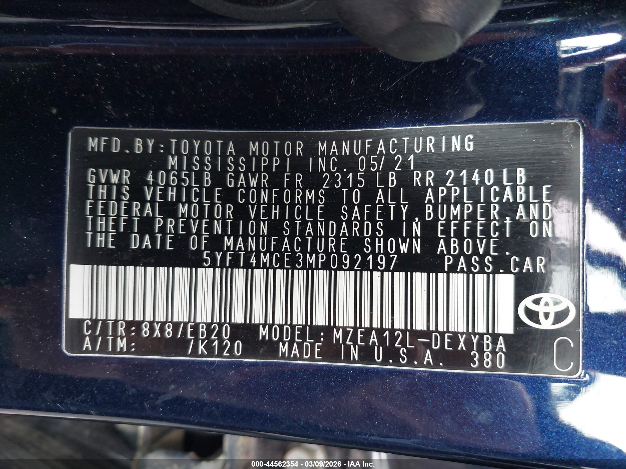TOYOTA COROLLA image 9