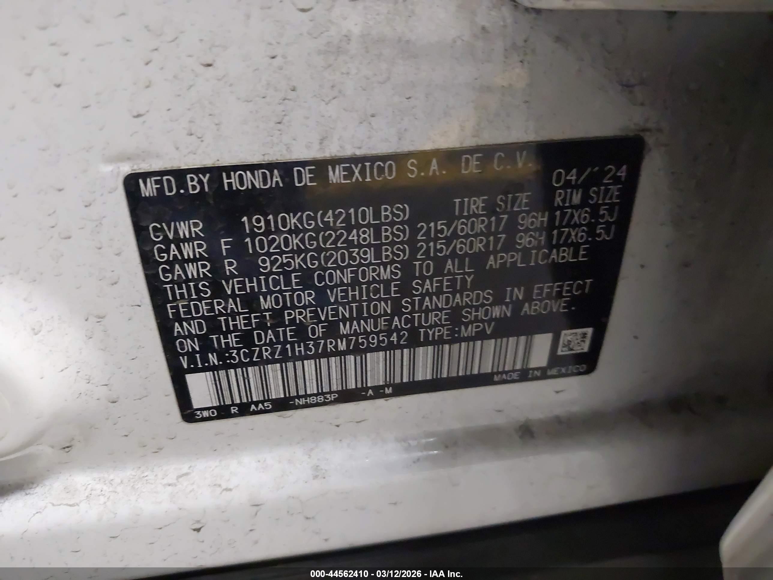 HONDA HR-V image 9