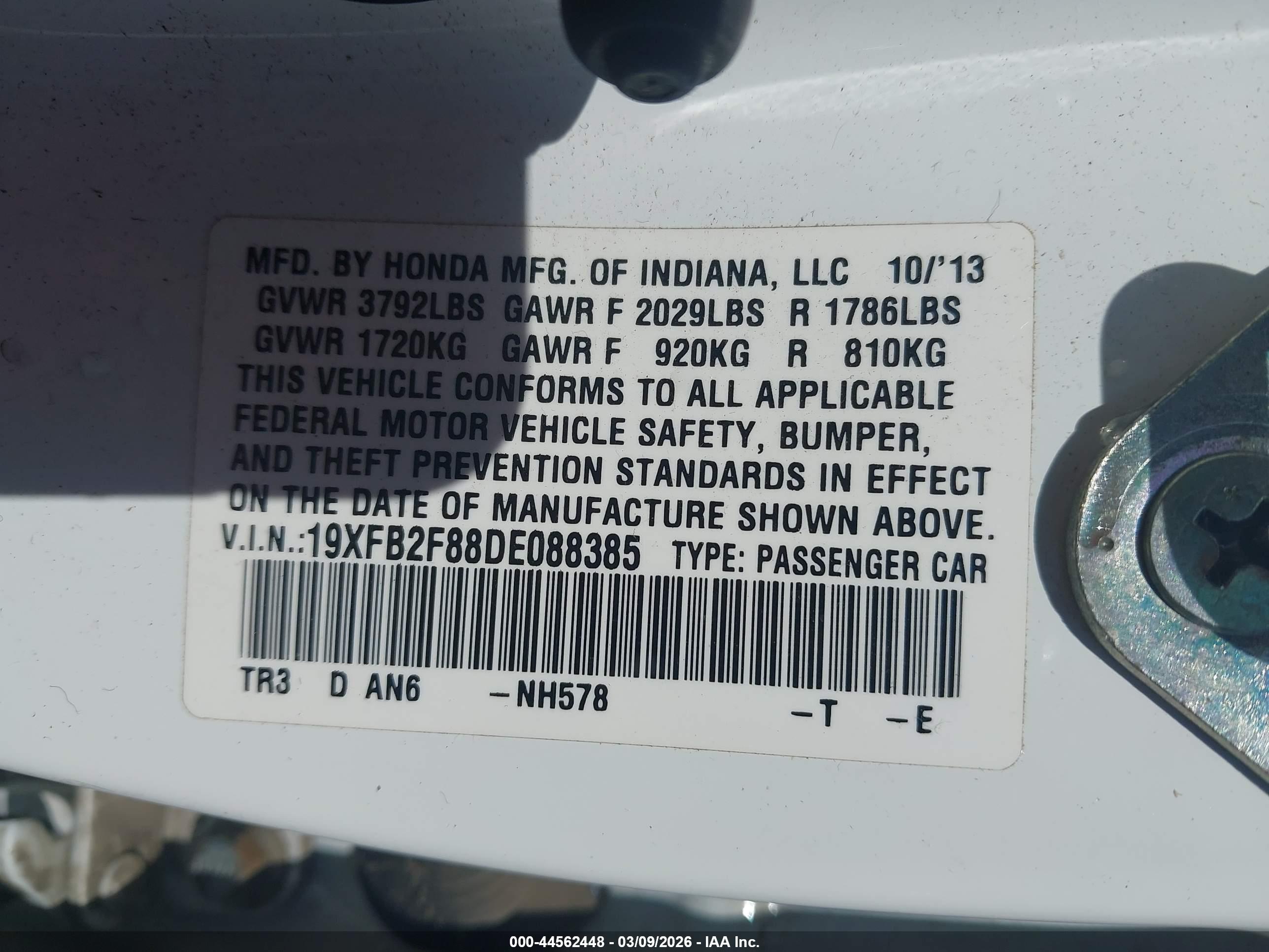 HONDA CIVIC image 9