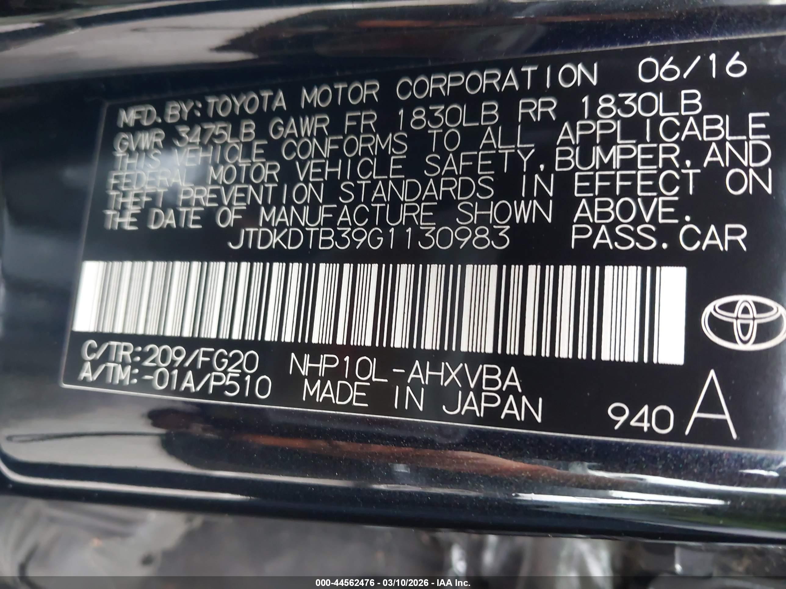 TOYOTA PRIUS image 9